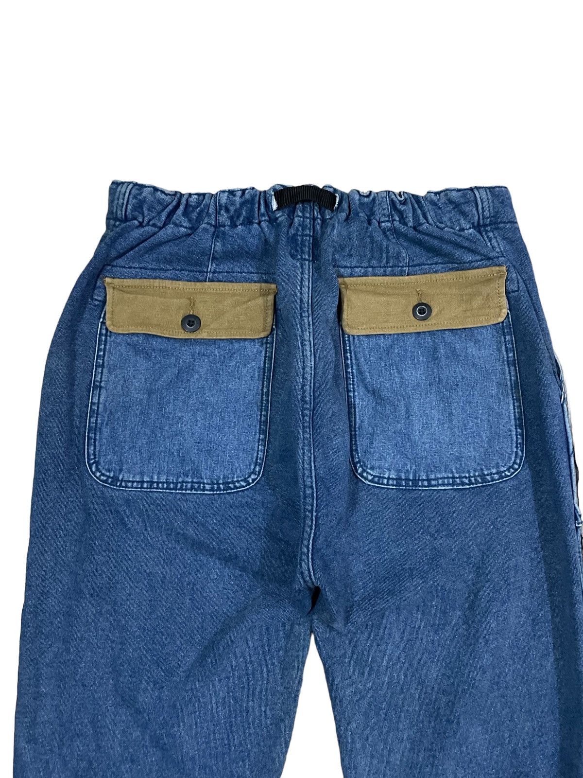 go slow caravan Go Slow Caravan Street Gorpcore Denim Jogger Pants Size US 31 - 8 Thumbnail
