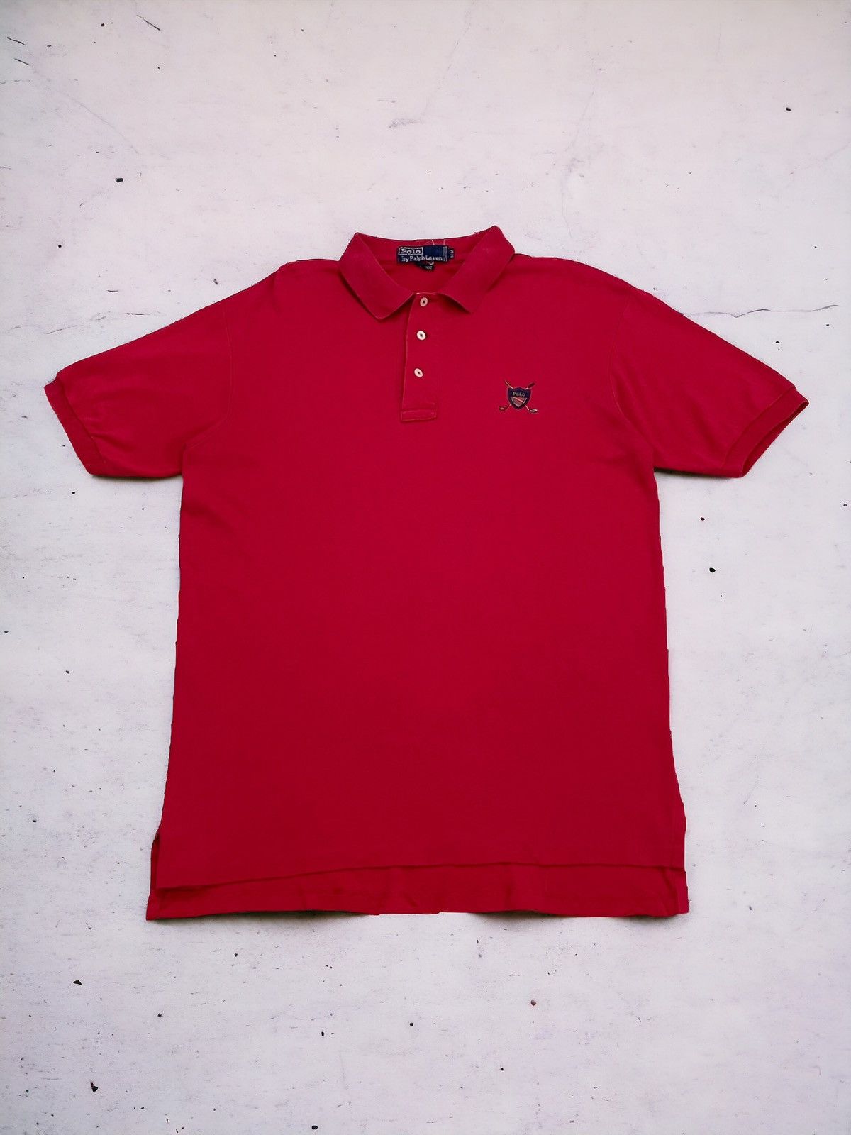 Vintage Ralph Lauren Red Polo Embroidery