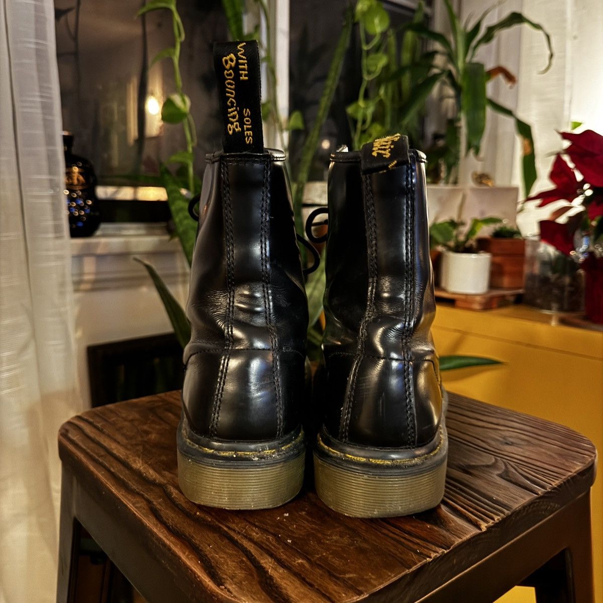 Dr. Martens Dr Martens 1460W black Lewther Lace up Boots Size US 9 / IT 39 - 5 Thumbnail