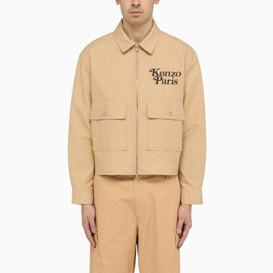 image of Kenzo O1D2Blof0424 Jacket In Brown, Men's (Size Medium)