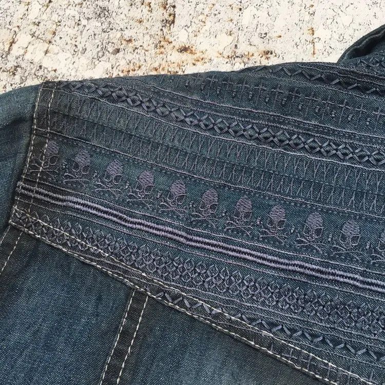 semanticdesign Semantic Distressed Western Denim Shirt Size US L / EU 52-54 / 3 - 10 Thumbnail