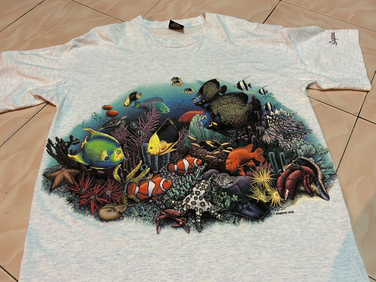 Habitat × Signal Sport Vintage Saipan Island Aqua Marine Habitat Tshirt Size US L / EU 52-54 / 3 - 3 Thumbnail