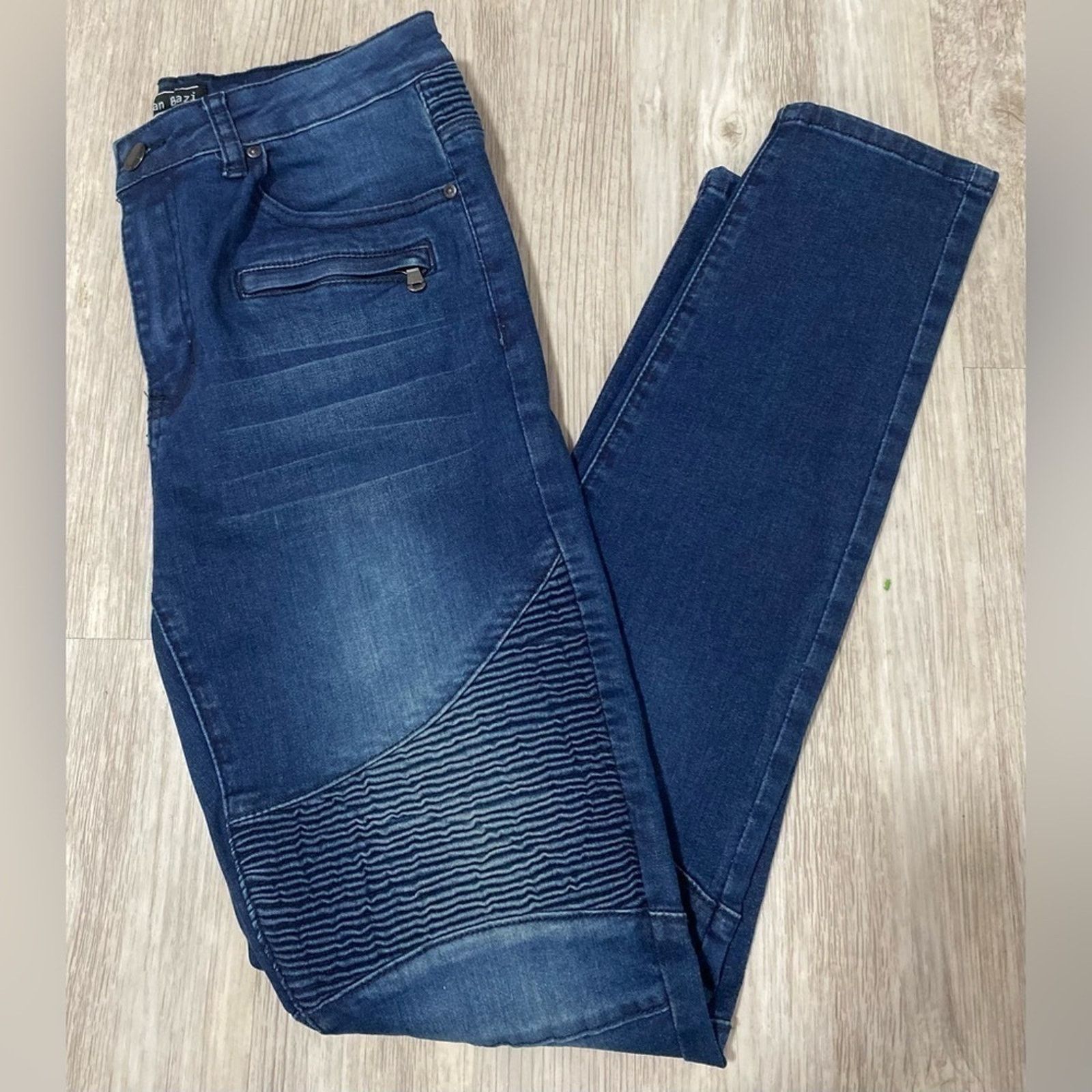 Other American Bazi | Dark Wash Mid Rise Skinny Jeans RJL-467 | 5 Size 25" / US 0 / IT 36 - 1 Thumbnail