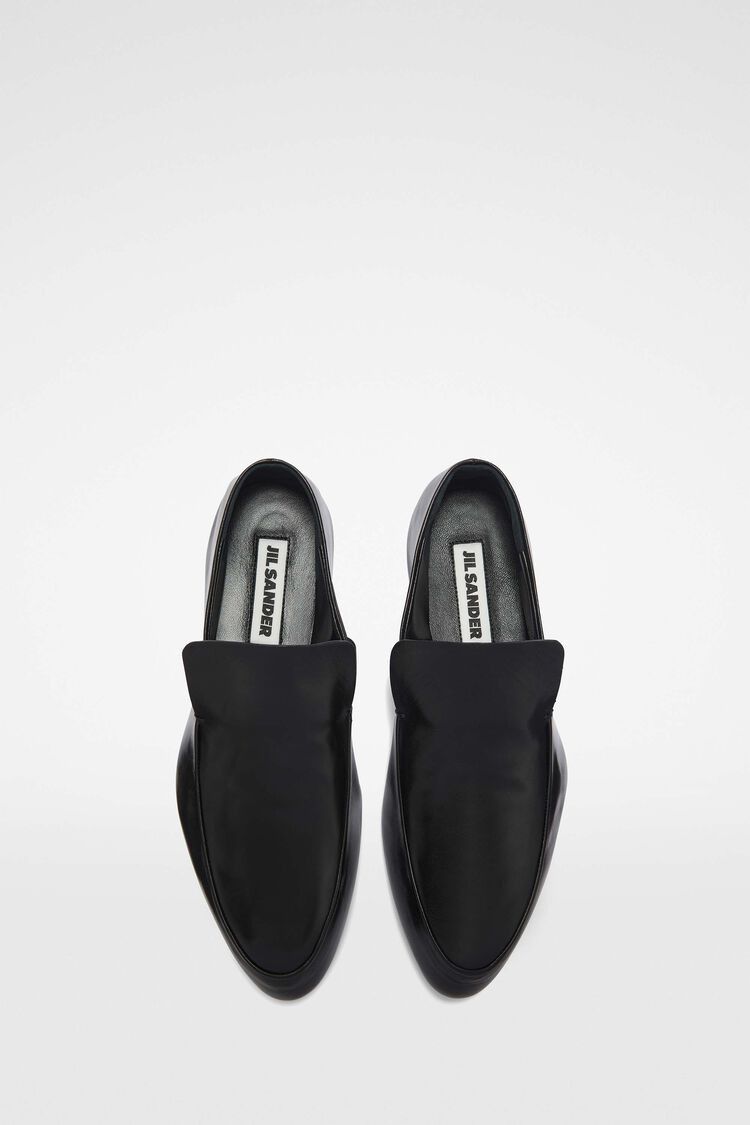 Jil Sander o1s22i1n0125 Leather Loafers in Black Size US 6 / IT 36 - 5 Thumbnail
