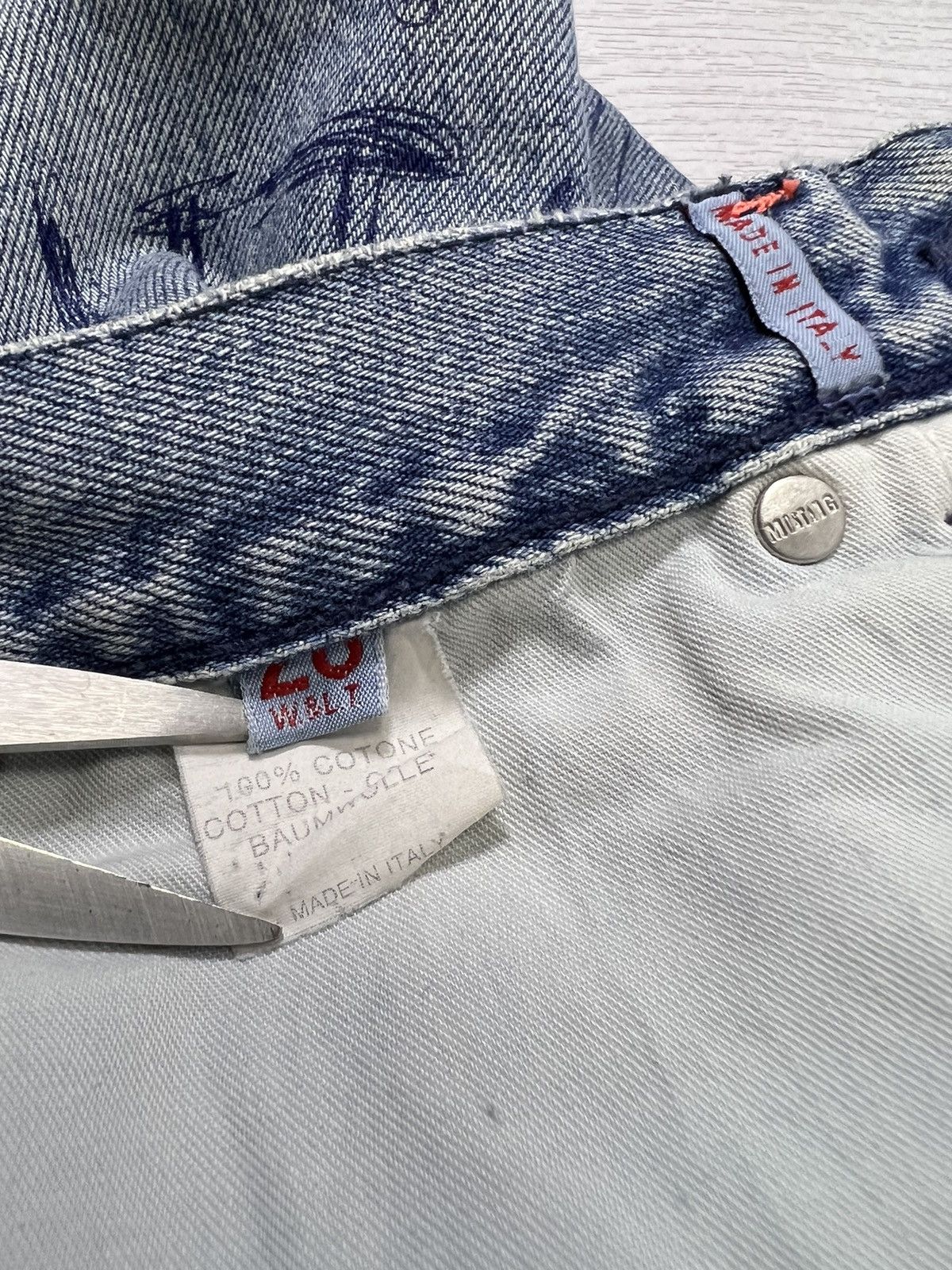 Walter Van Beirendonck W&LT Archives - A/W 1997 - Pen Graffiti Denim Jeans Size US 28 / EU 44 - 15 Thumbnail