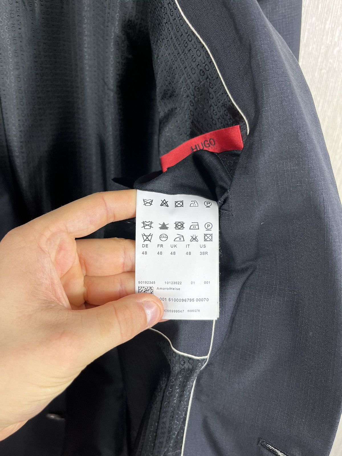 Designer × Hugo Boss Hugo Boss Amaro/Heise casual blazer jacket classic Size 38R - 18 Thumbnail