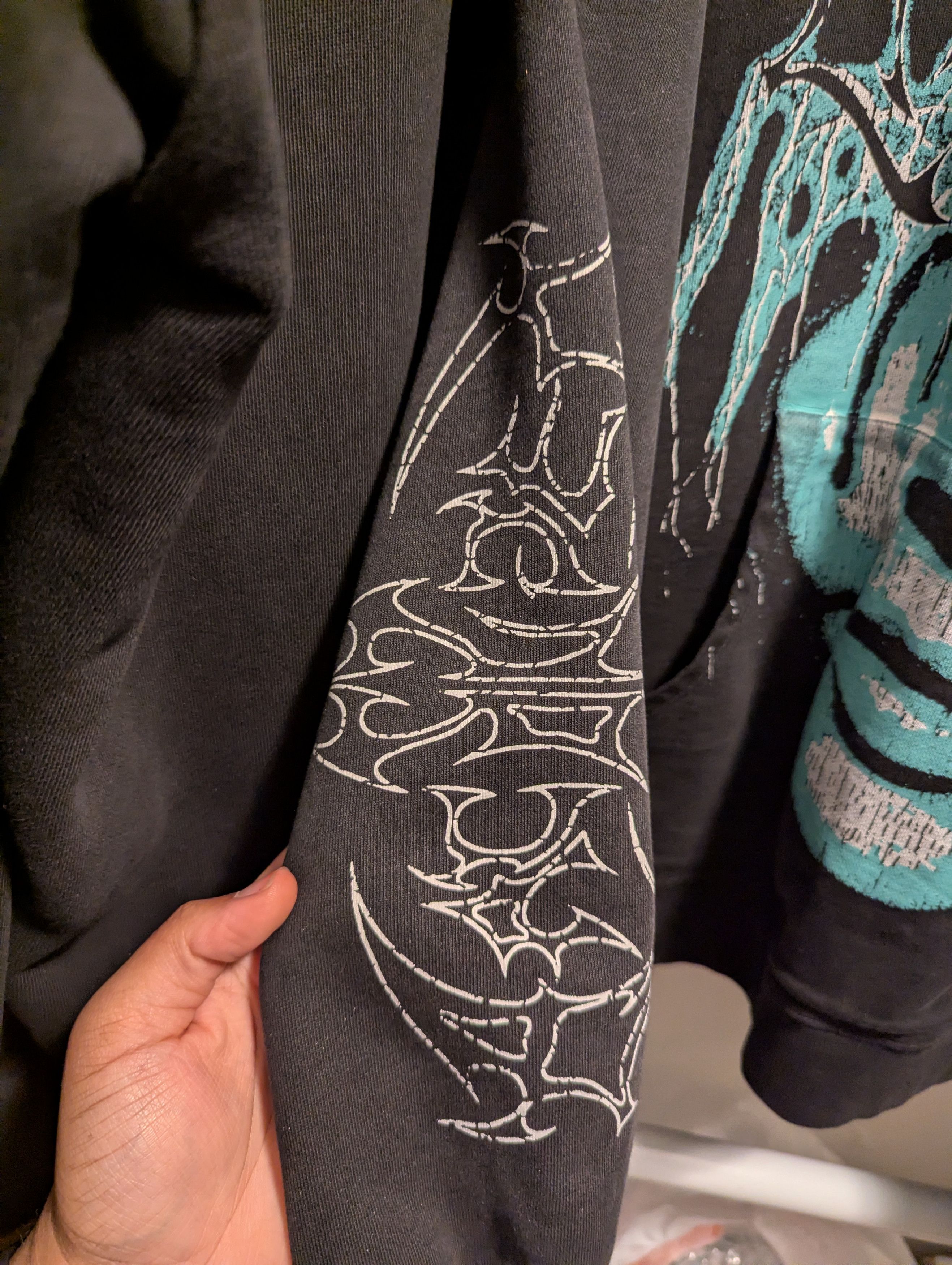 Other Eternal Artwear Angelic Tears Hoodie Large Black Graphic Size US L / EU 52-54 / 3 - 3 Thumbnail