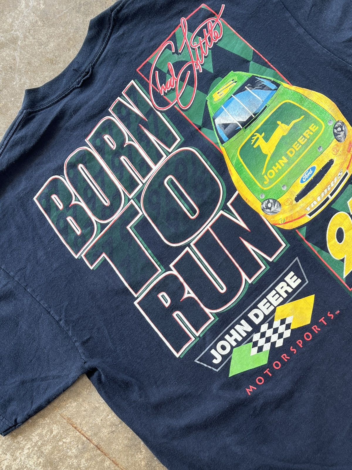 NASCAR Vintage 1998 NASCAR Chad Little John Deere Reflections XXL Size US XXL / EU 58 / 5 - 1 Thumbnail