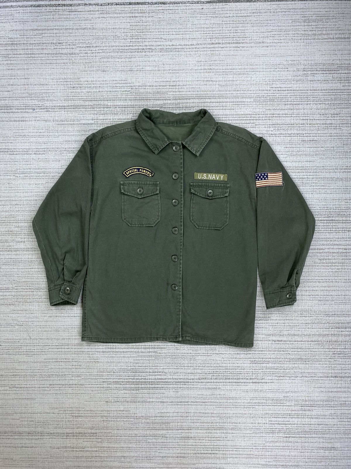 Vintage Vintage Gorge Special Force U.S Army Green Jacket Size US M / EU 48-50 / 2 - 1 Thumbnail