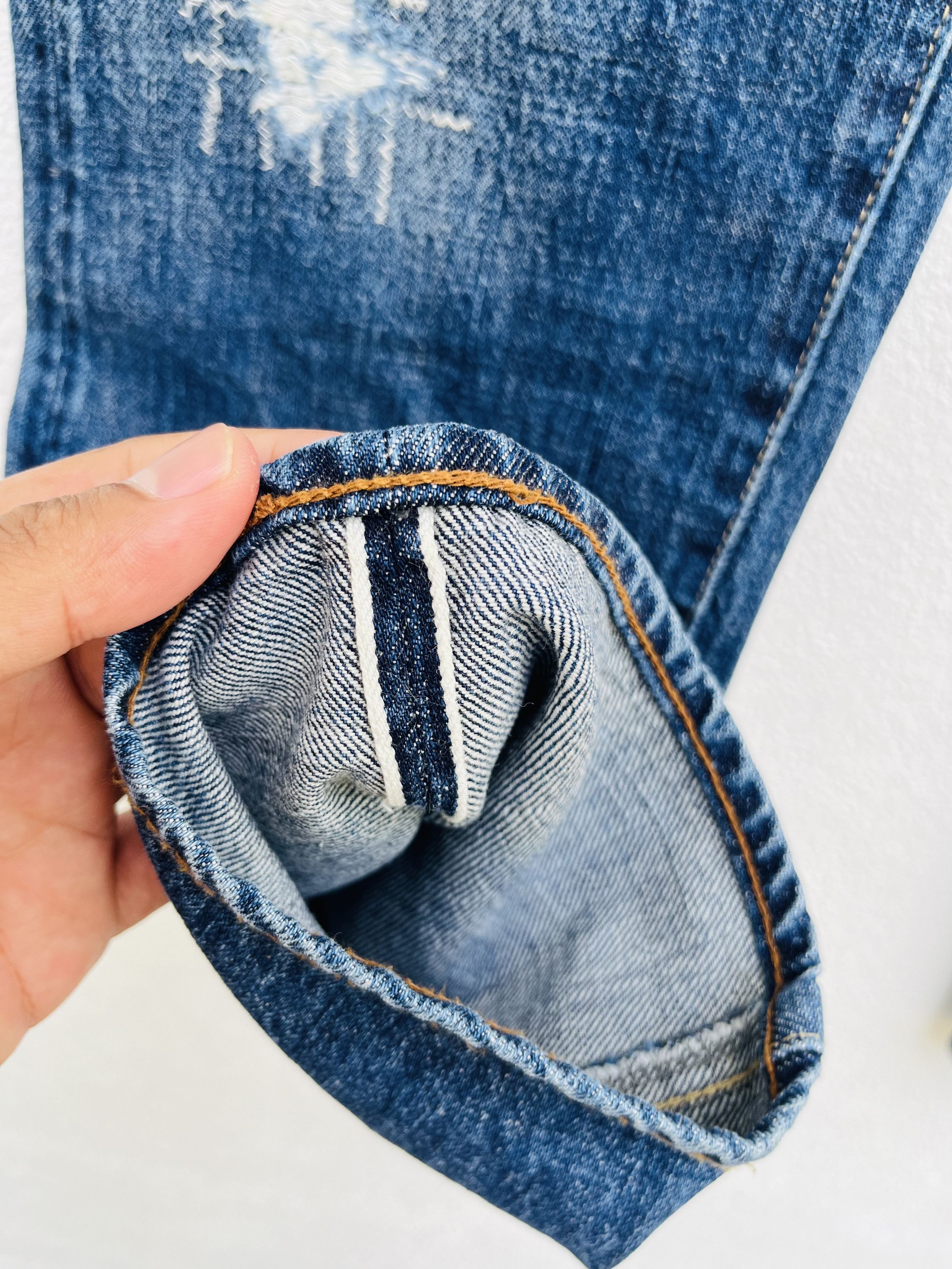 Japanese Brand × Vintage Vintage Denim & Dungaree Japanese Designer Style Size US 30 / EU 46 - 11 Thumbnail