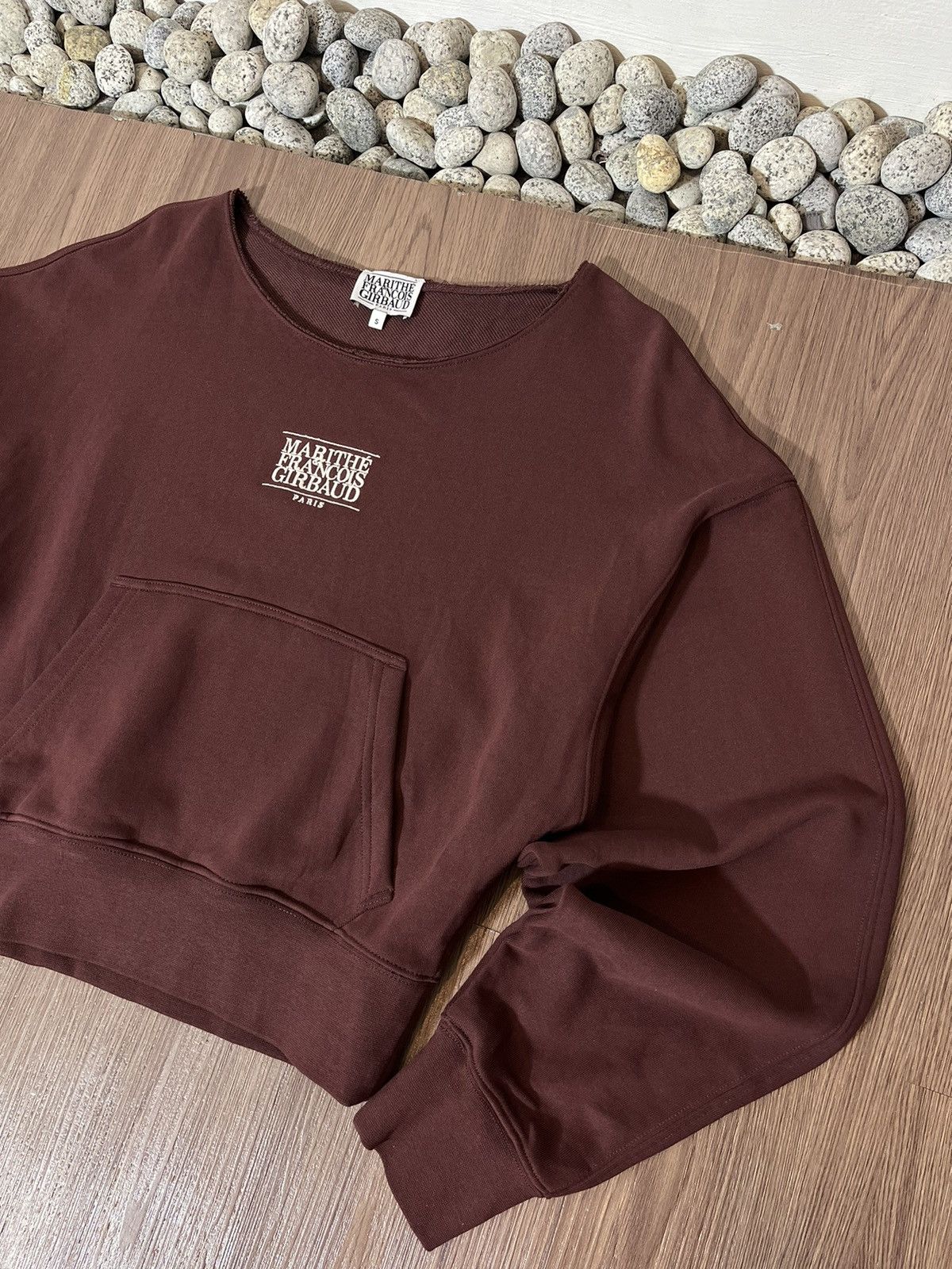 Marithe + Francois Girbaud Marithe Francois Girbaud Neckless Cropped Sweatshirt Size US S / EU 44-46 / 1 - 3 Thumbnail