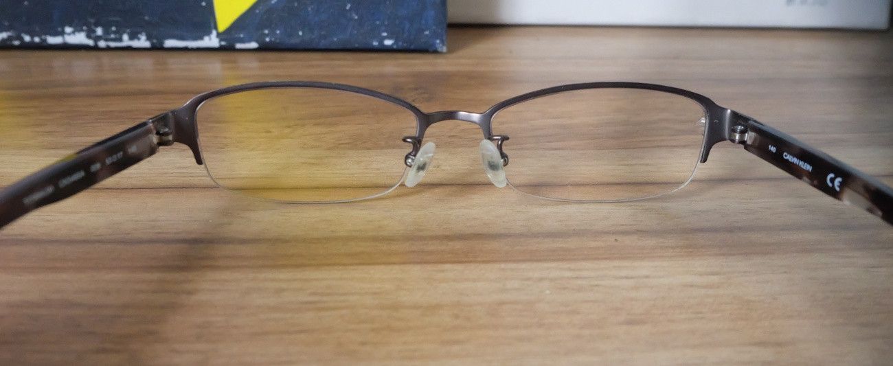 Calvin Klein Calvin Klein CK5466A Half Rim Titanium Glasses Size ONE SIZE - 3 Thumbnail
