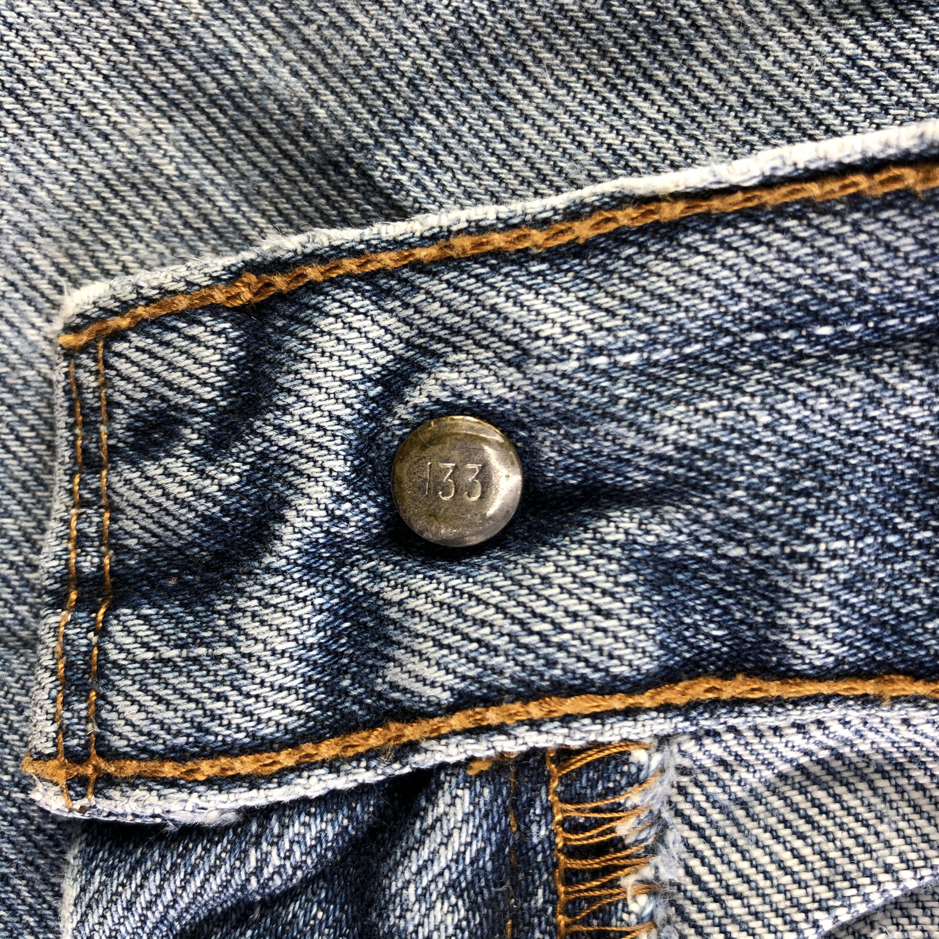 Levi's Vintage Levis 503 Jeans Distressed Denim KJ2773 Size US 31 - 8 Thumbnail