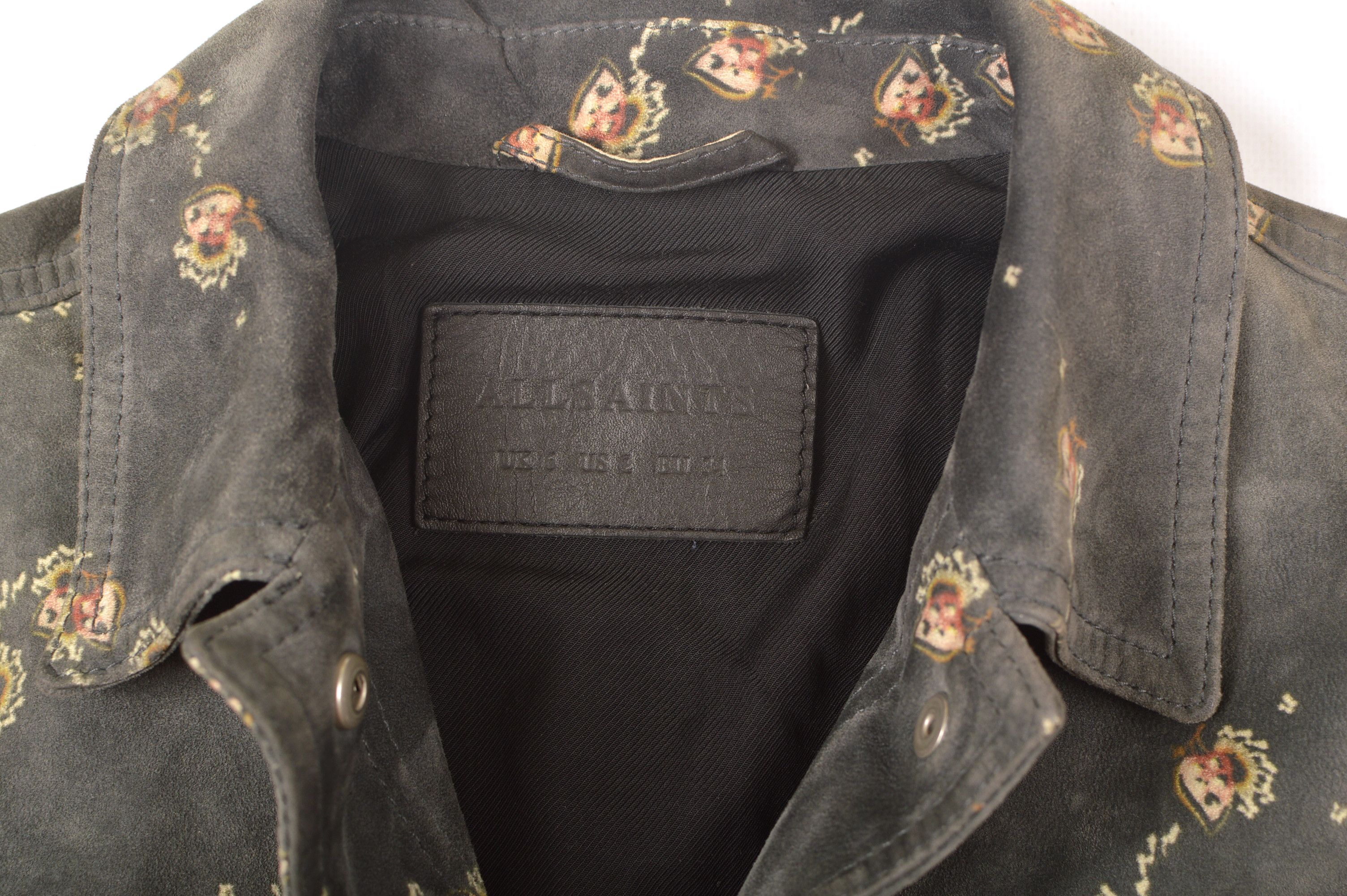 Allsaints Allsaints W's Fraise Lamb Leather Biker Jacket Size XS / US 0-2 / IT 36-38 - 2 Thumbnail