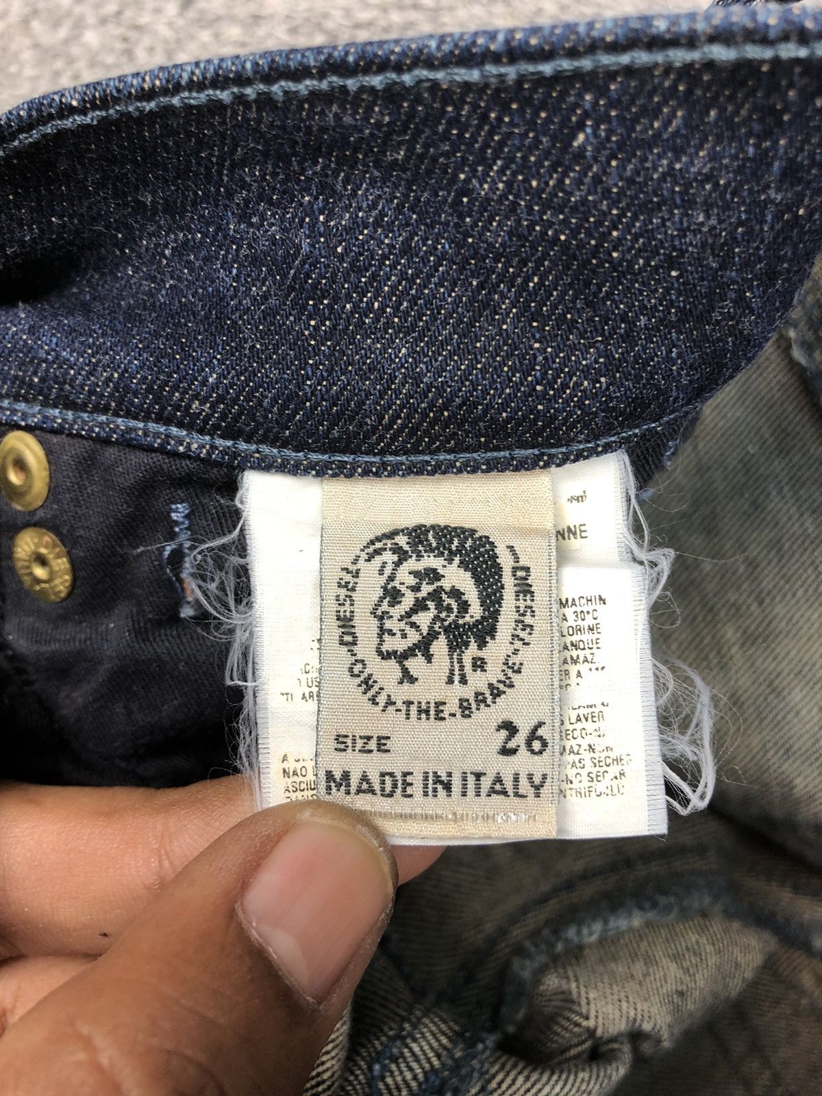 Diesel Vintage Diesel Industry Italy Flare Stone Wash Jeans Size 29" - 18 Thumbnail