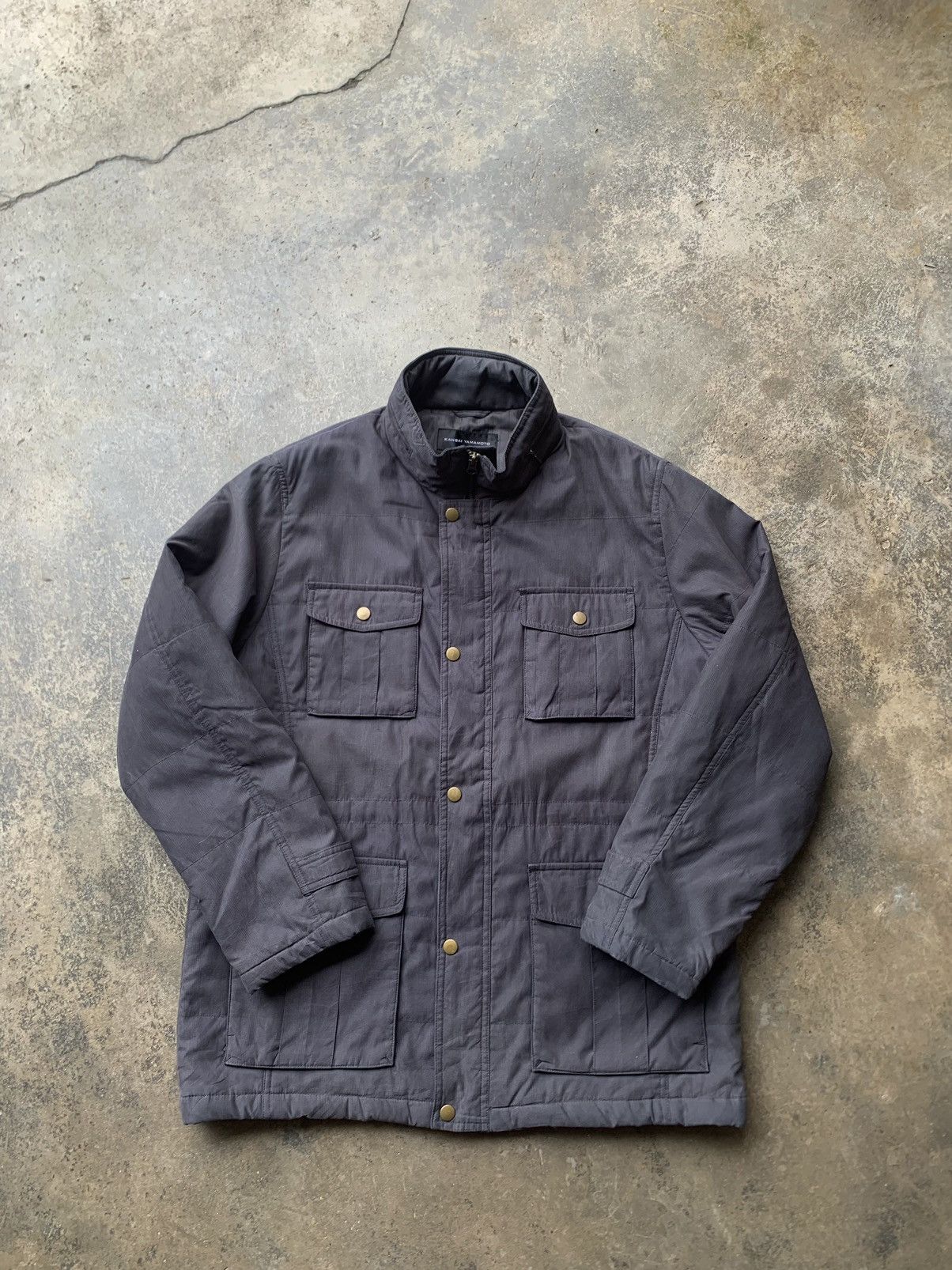 Kansai Yamamoto 🪖Vintage Kansai Yamamoto Utility Jacket Size US L / EU 52-54 / 3 - 1 Thumbnail