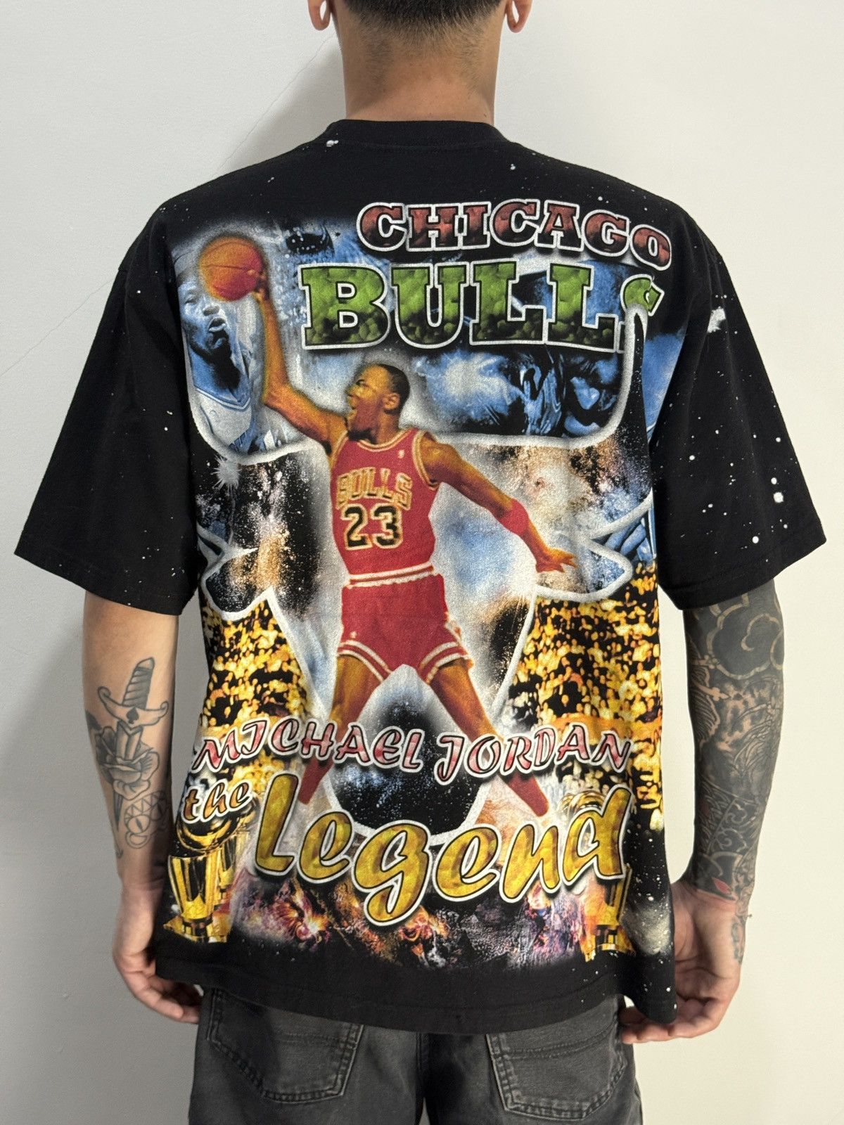 Other Chicago Bull Micheal Jordan RapTee style Tshirt *limit 59pcs Size US XL / EU 56 / 4 - 2 Thumbnail