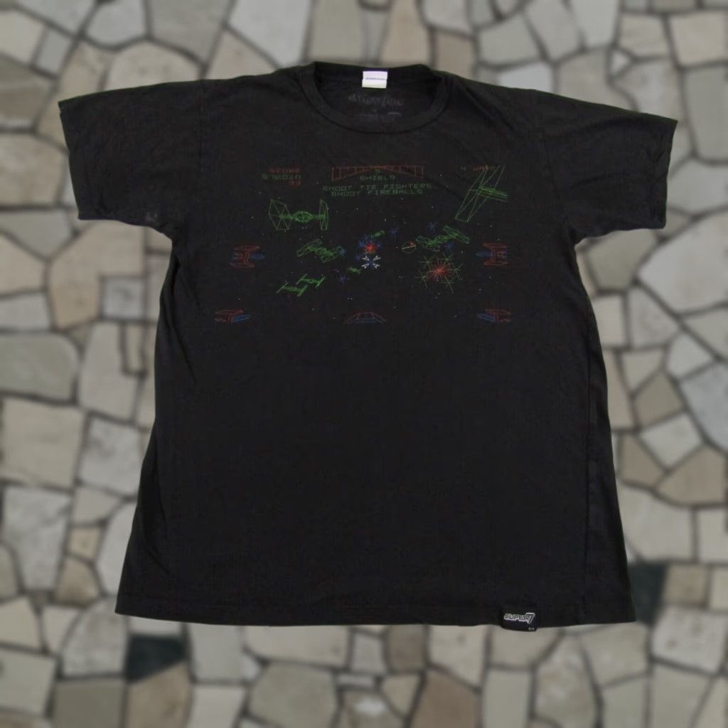 Star Wars VINTAGE Star Wars Shirt Mens M Black Super 7 Arcade Tie Fighter Crewneck Tee Size US M / EU 48-50 / 2 - 1 Thumbnail