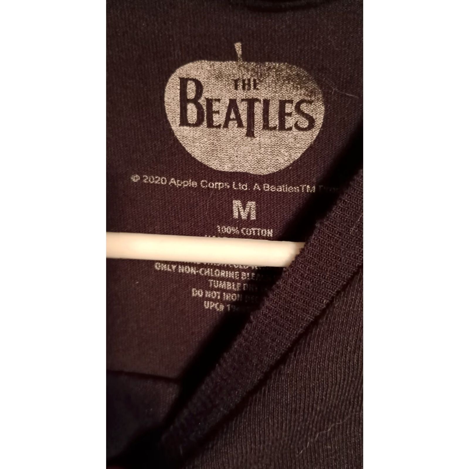 George VINTAGE The Beatles Shirt Mens M Black Cotton Band Tee John Paul George Ringo 60s 70s Size US M / EU 48-50 / 2 - 3 Thumbnail