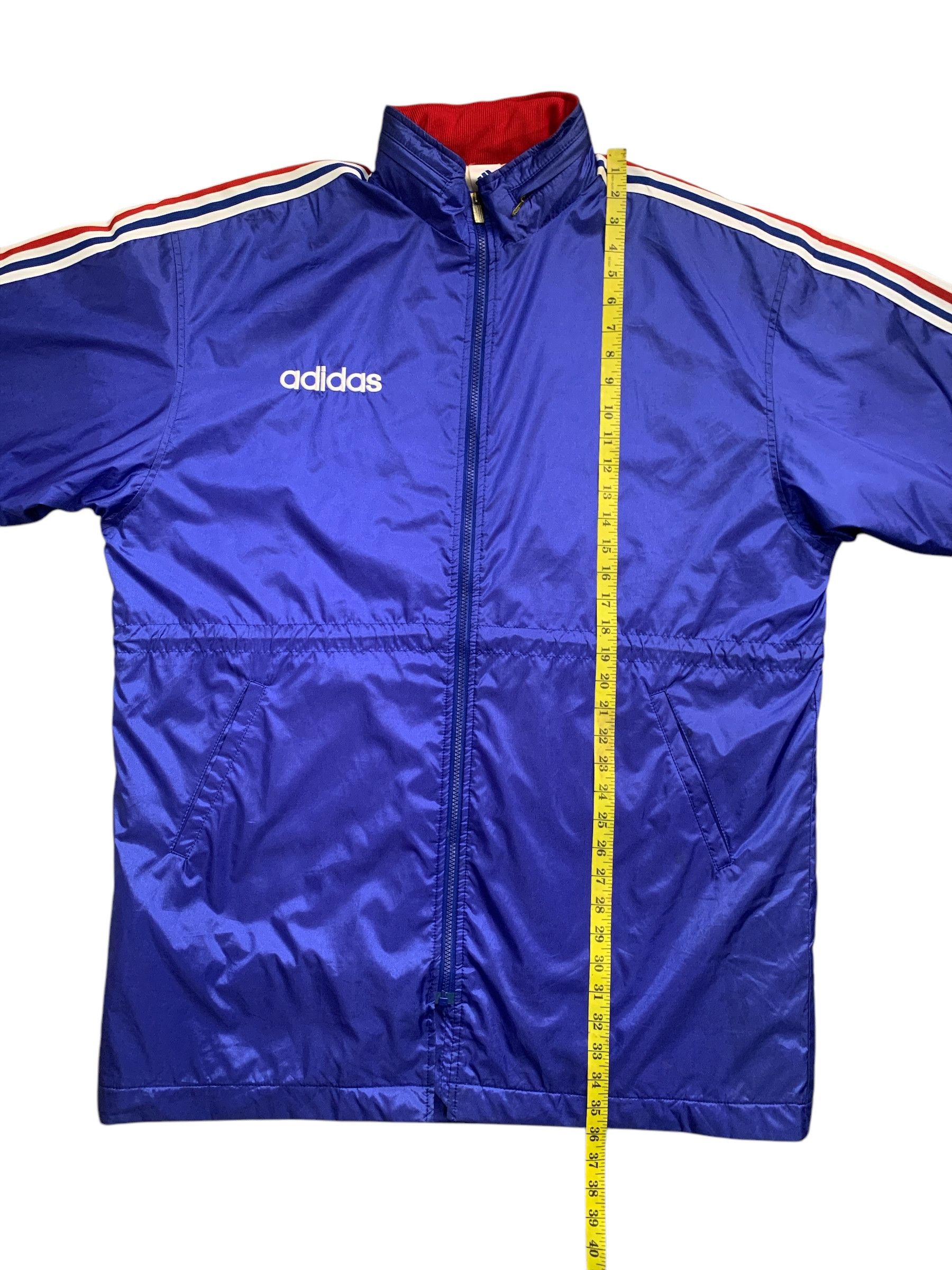 Adidas × Descente Rare Design Vintage Adidas France Striped Zipper Jackets Size US L / EU 52-54 / 3 - 12 Thumbnail