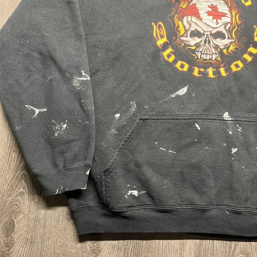 Band Tees × Vintage Vintage Dayglo Abortions 1990s Punk Band Hoodie XXL Size US XXL / EU 58 / 5 - 4 Thumbnail