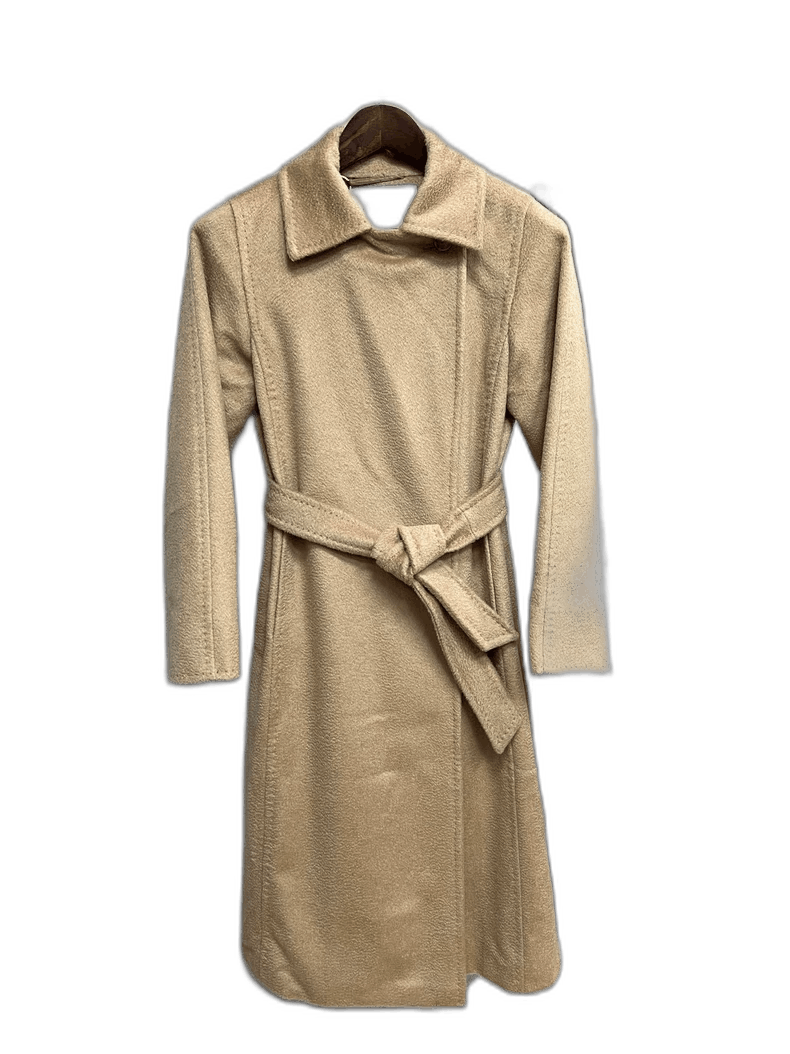 Max Mara MaxMara Manuela Camel Belted Coat-yf Size US S / EU 44-46 / 1 - 1 Thumbnail