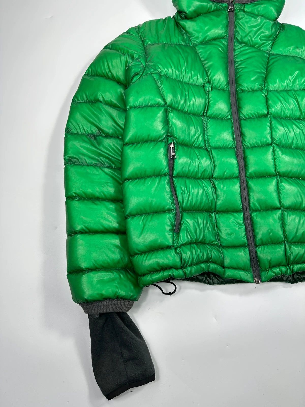 Dolce & Gabbana Dolce & Gabbana Ski Transparent Green Down Puffer Jacket Size US M / EU 48-50 / 2 - 4 Thumbnail