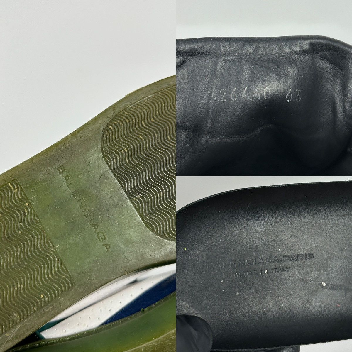 Balenciaga Panelled Low Top Sneakers
