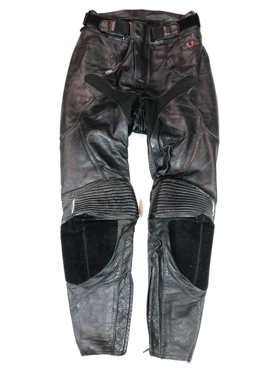 Leather Race Line Moto Biker Leather Pants Vintage Size US 30 / EU 46 - 1 Thumbnail
