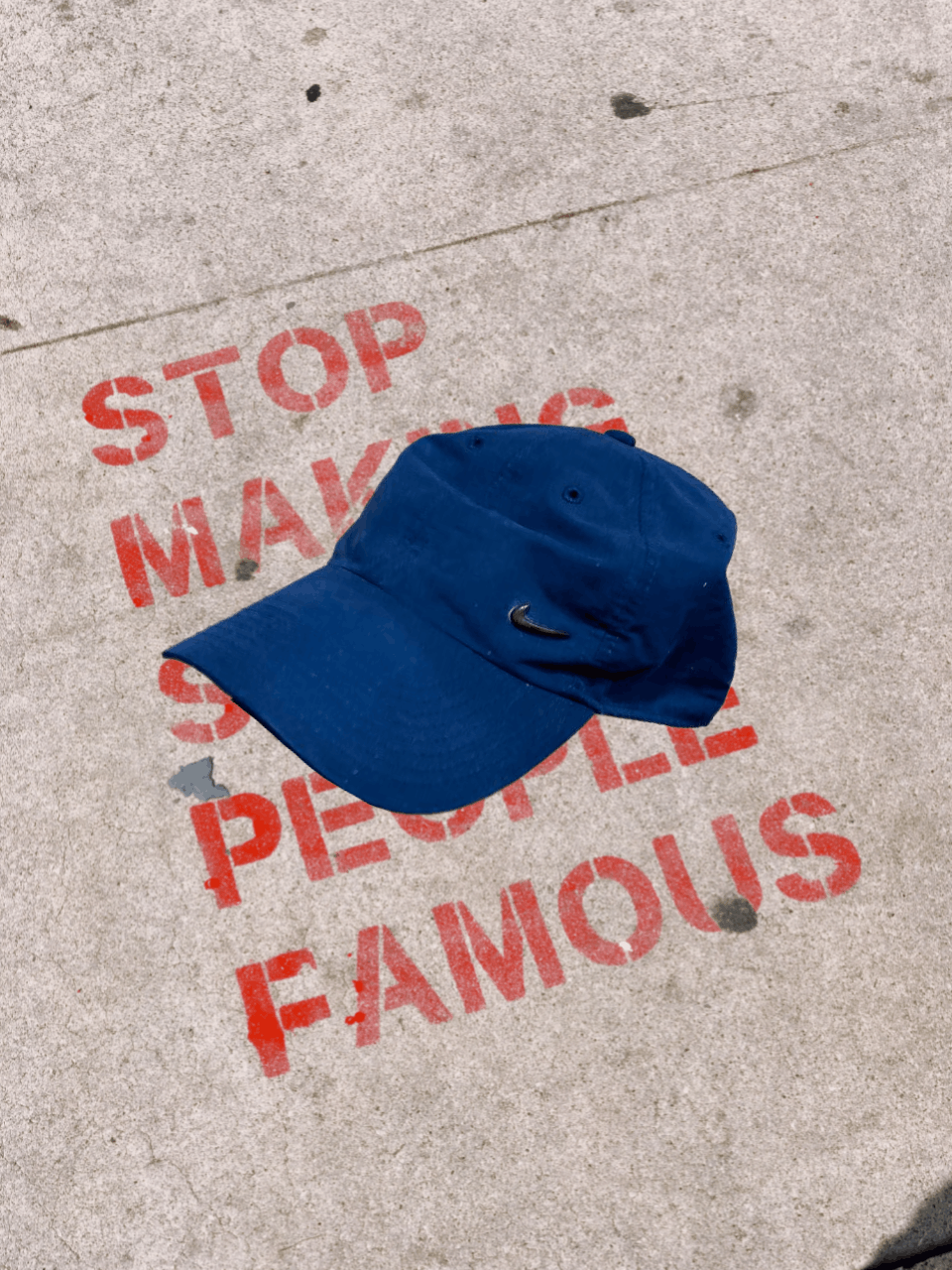 Nike vintage blue cap logo NIKE streetwear Y2K Size ONE SIZE - 1 Thumbnail