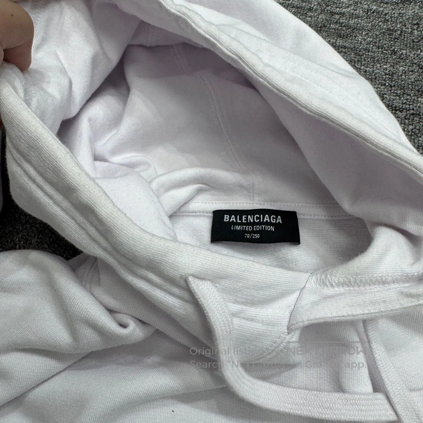 Balenciaga Balenciaga Graffiti letter-print hooded hoodie| Size US S / EU 44-46 / 1 - 3 Thumbnail
