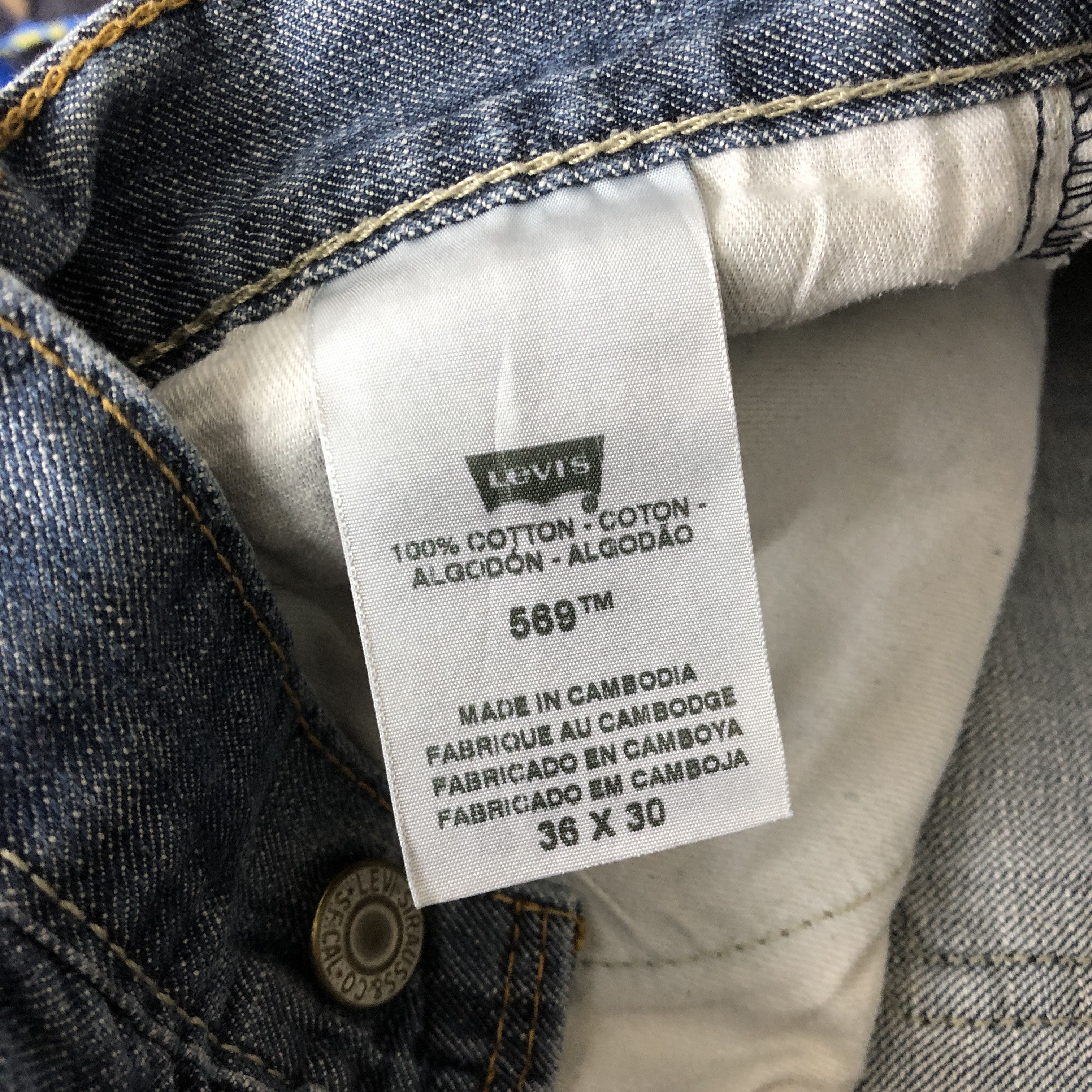 Levi's Vintage Y2K Levis 569 Baggy Loose Jeans Levi's Faded Denim Size US 38 / EU 54 - 9 Thumbnail