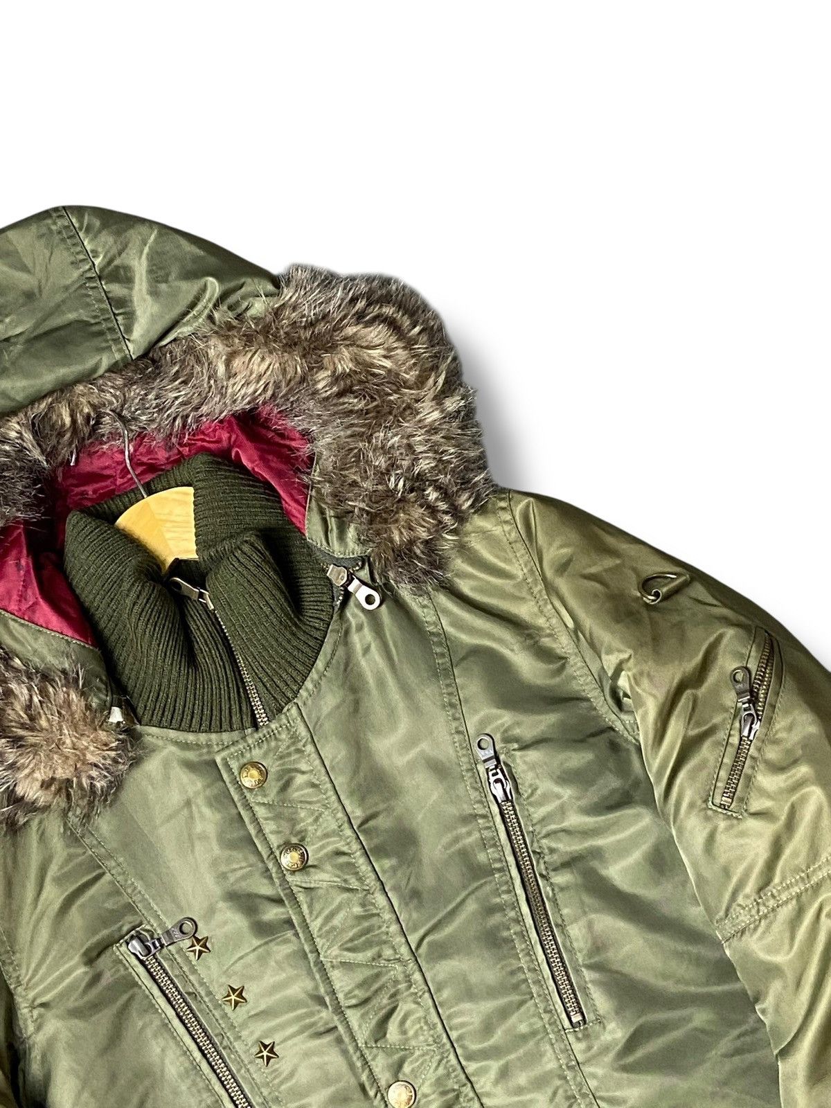 Japanese Brand × Seditionaries × Vintage Vintage Rosso Style Lab Fur Hooded Jacket (117) Size US M / EU 48-50 / 2 - 3 Thumbnail