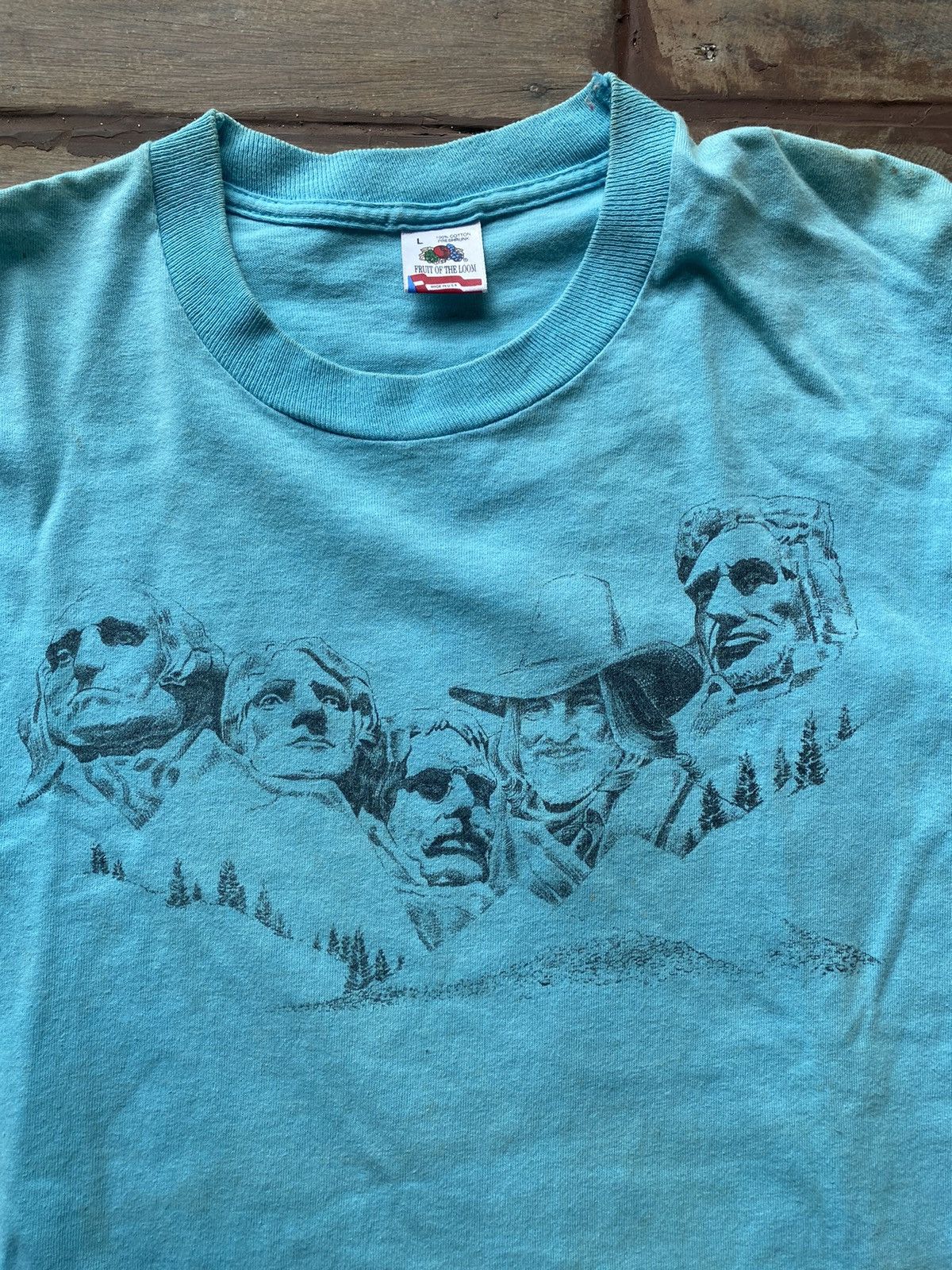 Band Tees × Vintage Vintage 90s Willie Nelson and Family Tour tee Size US L / EU 52-54 / 3 - 2 Thumbnail