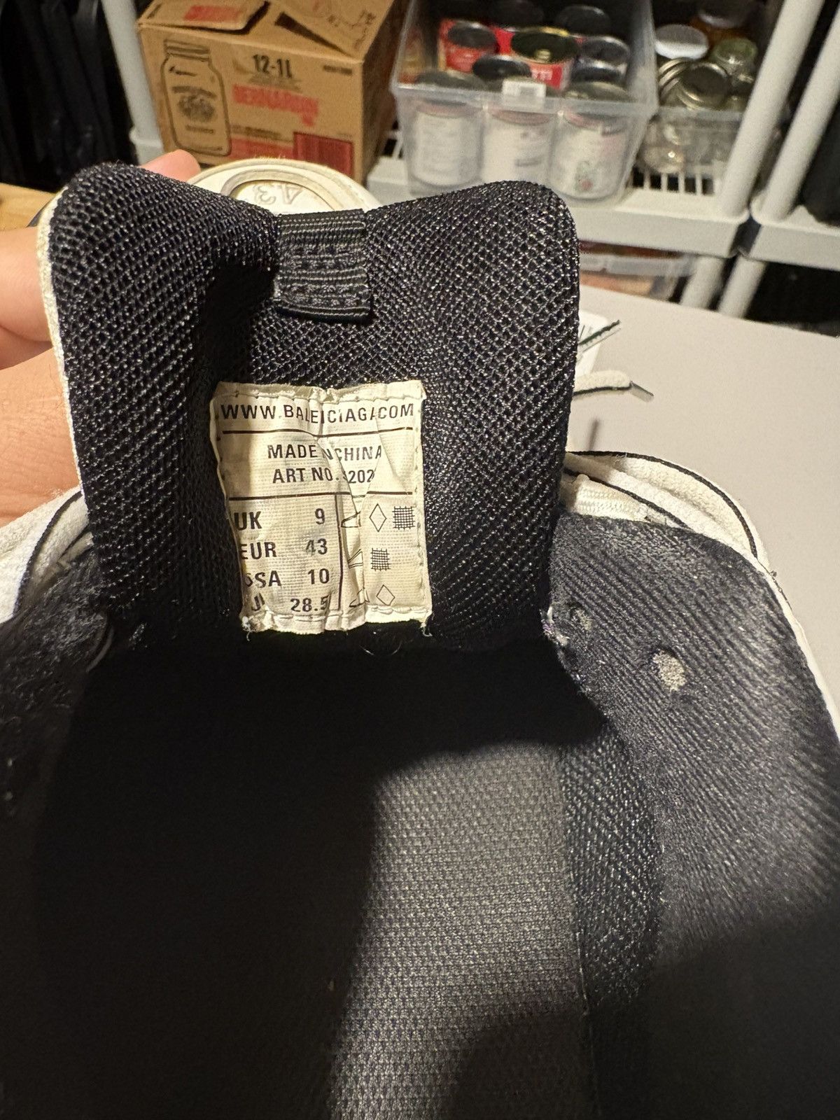 Balenciaga Balenciaga Track White Black Size US 10 / EU 43 - 5 Thumbnail