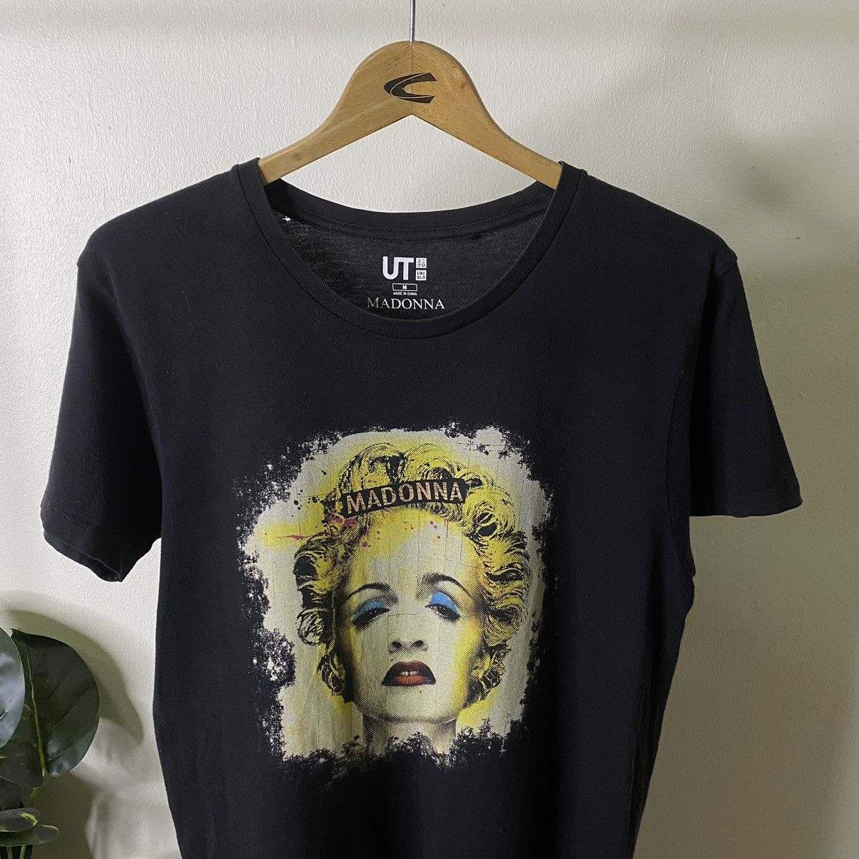 Band Tees × Japanese Brand Vintage 2014 Madonna x Uniqlo Collaboration Tee Size US M / EU 48-50 / 2 - 2 Thumbnail