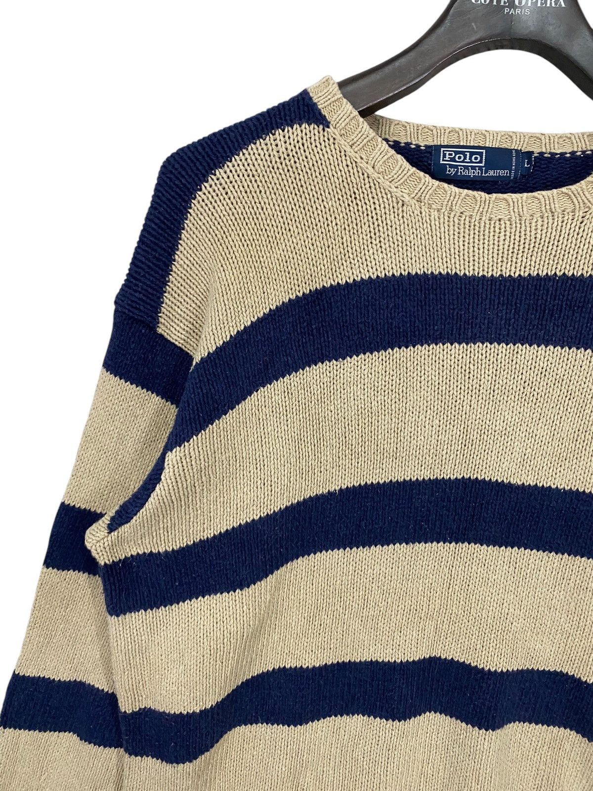 Ralph Lauren Polo by ralph lauren striped knit sweater nice design szL Size US L / EU 52-54 / 3 - 5 Thumbnail