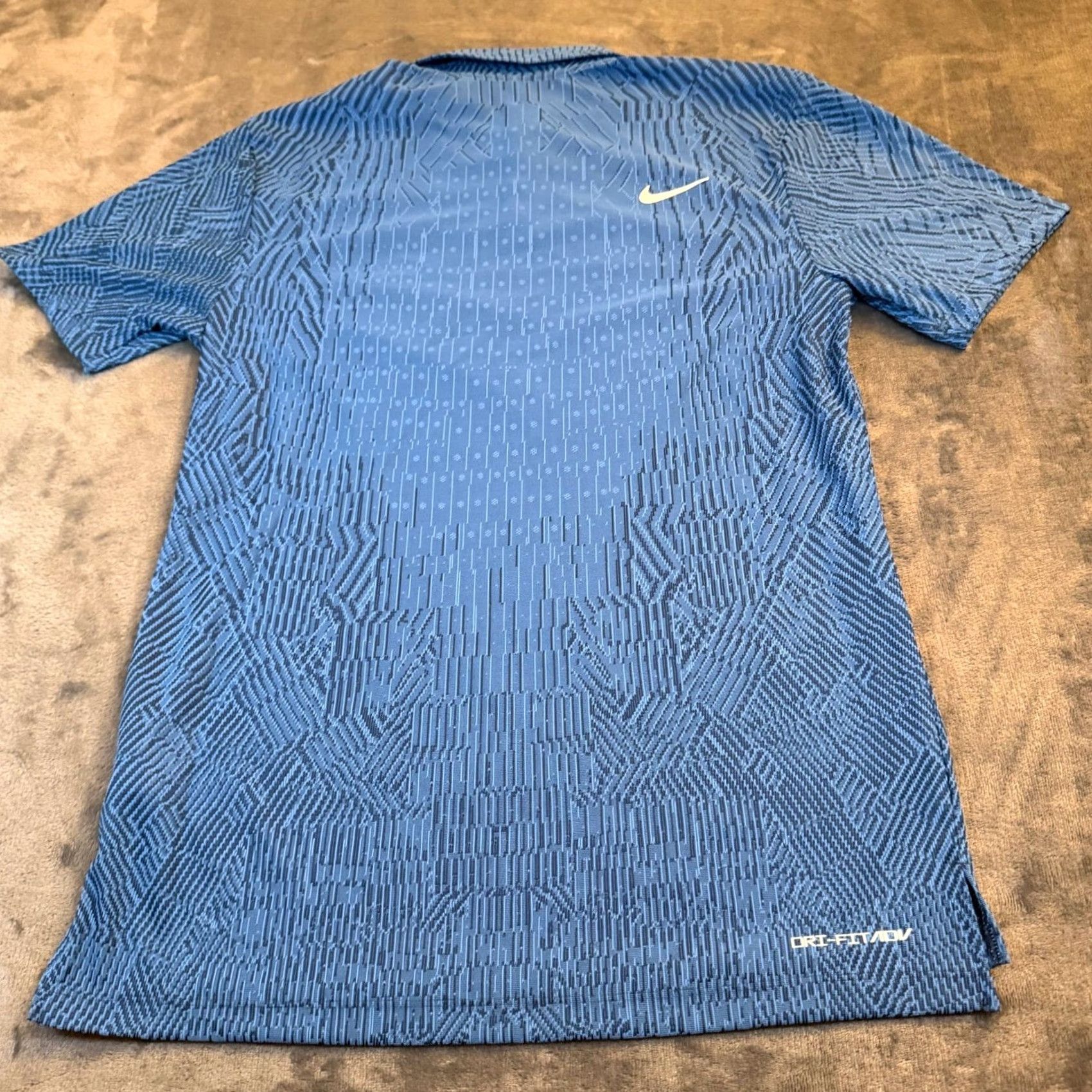 Nike Nike Dri Fit Adv Polo Shirt Blue Short Sleeve Mens Small NWT Golf Textured Size US S / EU 44-46 / 1 - 6 Thumbnail