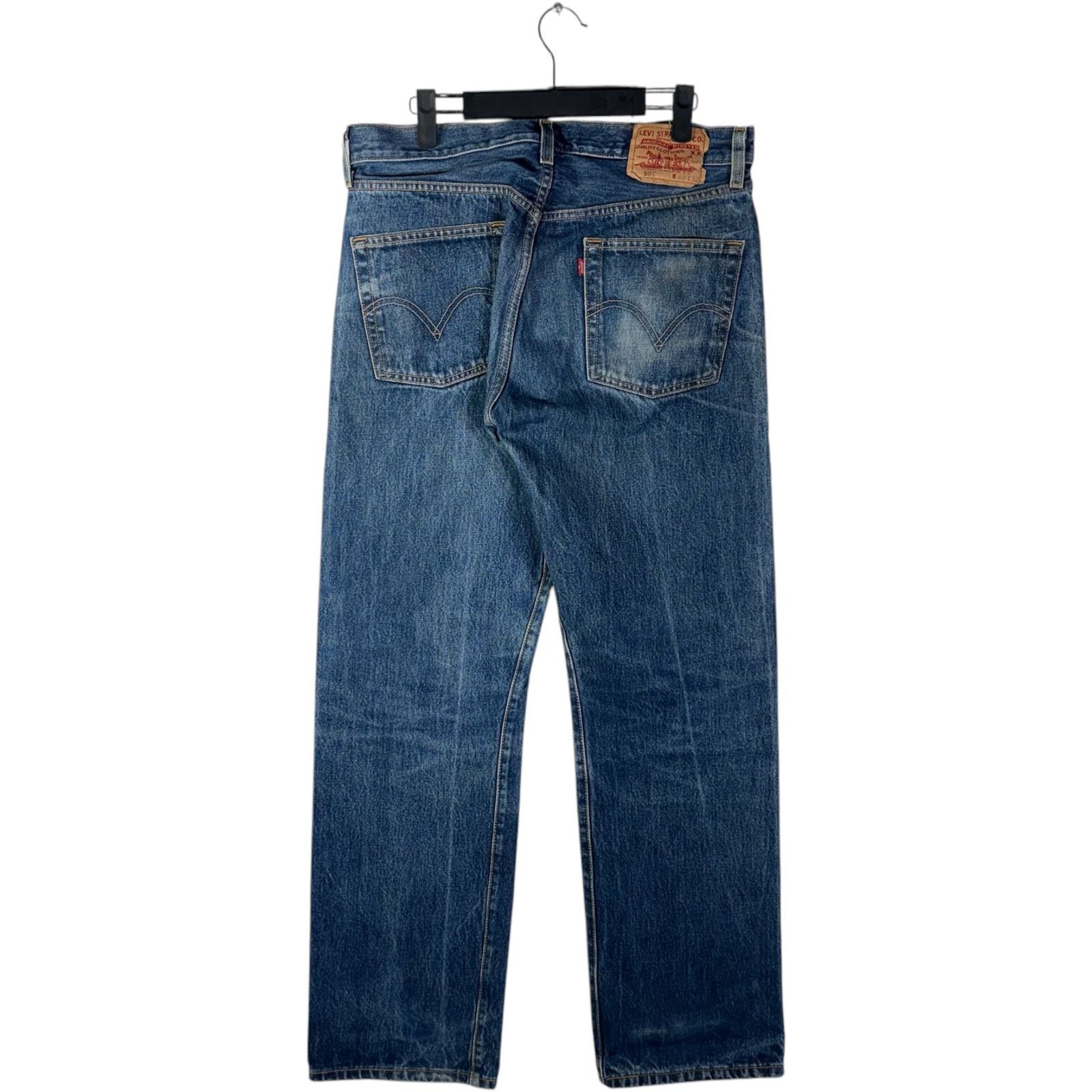 Levi's Vintage Levi's 501 Straight Leg Denim Jeans 33x32 Size US 33 - 5 Thumbnail