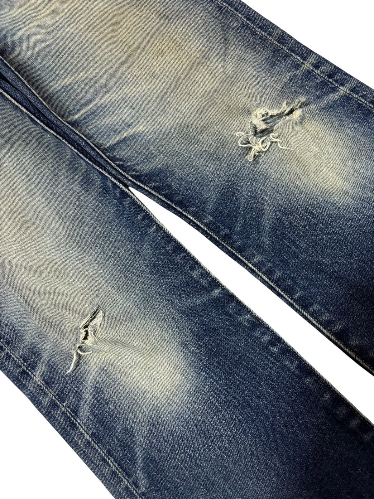 Levi's Vtg Y2k Levis Japan 512 Distressed Jeans Size US 30 / EU 46 - 3 Thumbnail