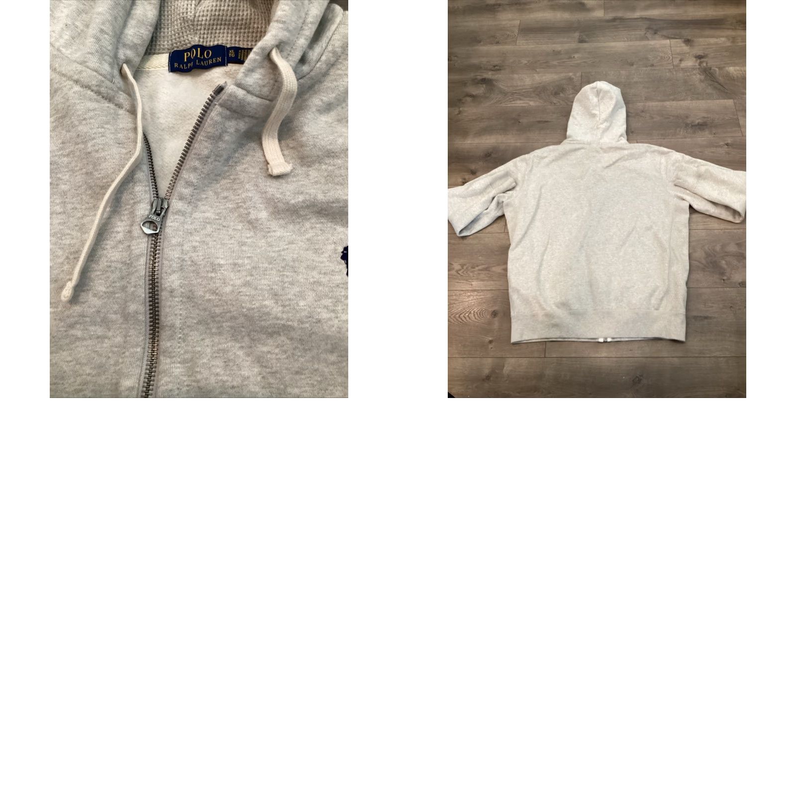 Polo Ralph Lauren Polo Ralph Lauren Hoodie Gray XL Full Zip Streetwear Mens Polo Bear Size US XL / EU 56 / 4 - 8 Thumbnail
