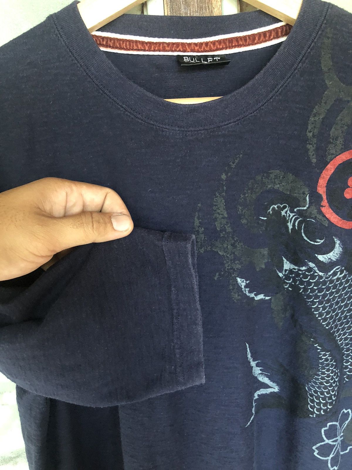Bullet Noise Bullet Noise Sukajan Fish Koi Japanese Shirt Tee Size US L / EU 52-54 / 3 - 5 Thumbnail