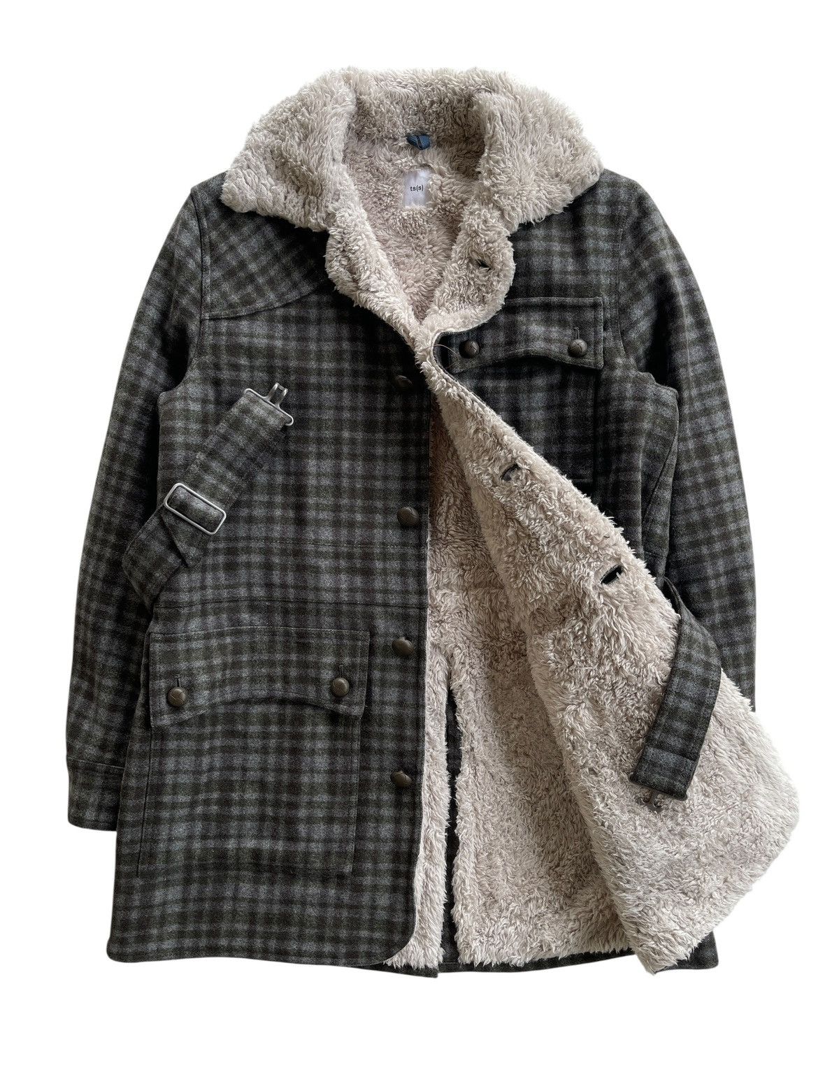 Ts(S) Ts(S) Wool Tartan Sherpa Heavy Coat Size US S / EU 44-46 / 1 - 2 Thumbnail