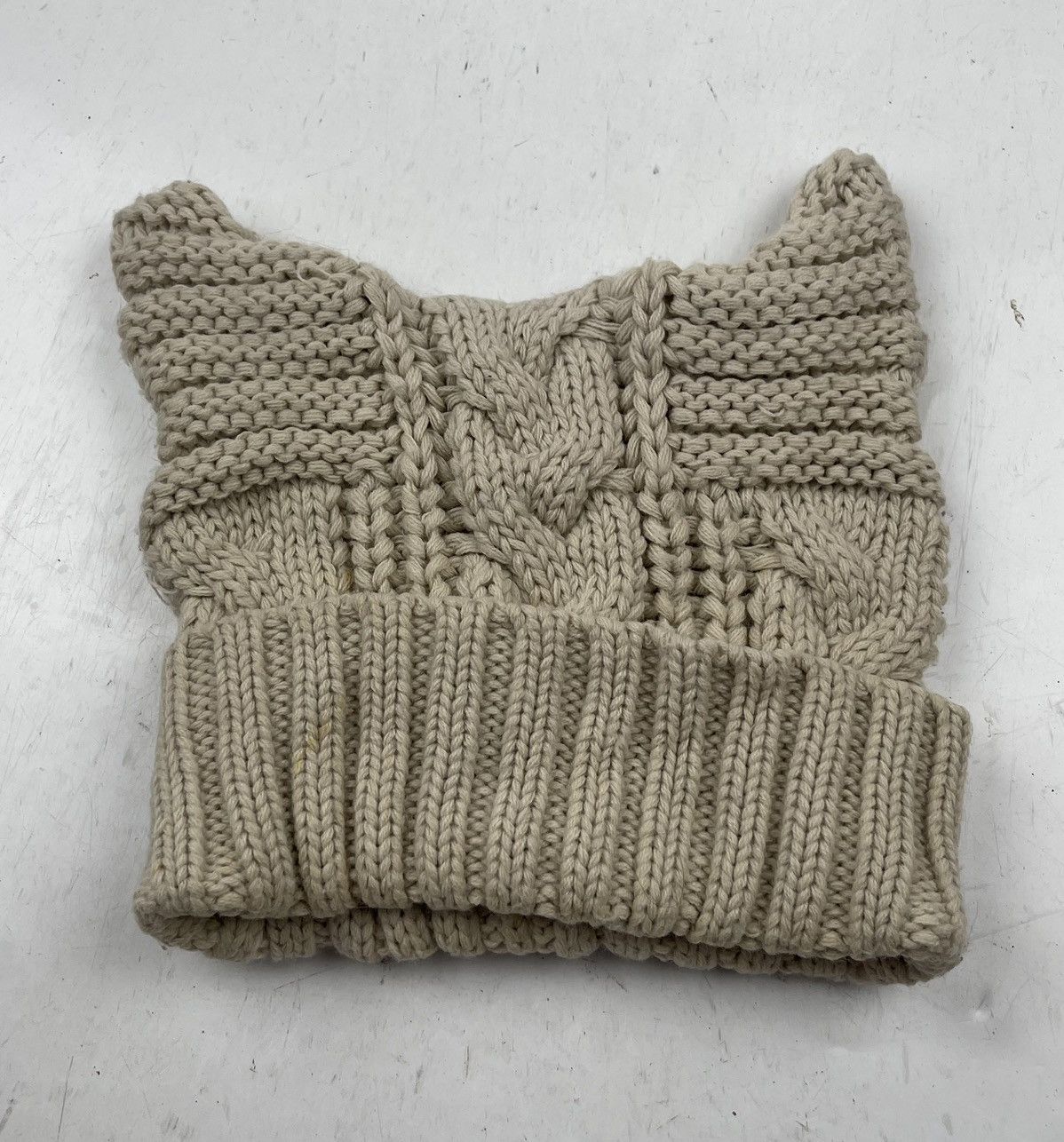 Japanese Brand very rare design beanie hat with horn tc47 Size ONE SIZE - 3 Thumbnail