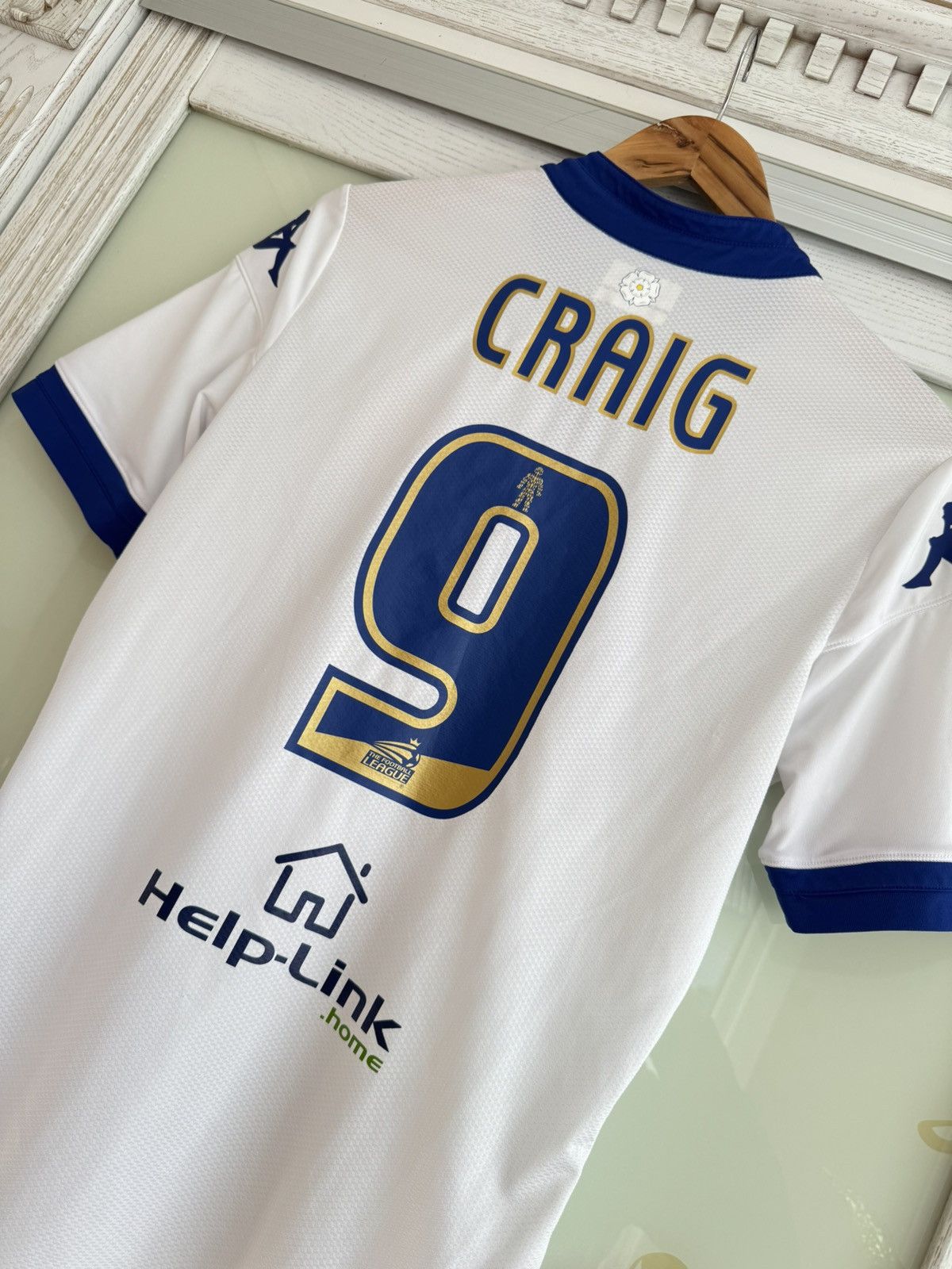 Kappa Craig #9 Leeds United 2015-2016 Player Issue Soccer Jersey Size US M / EU 48-50 / 2 - 7 Thumbnail