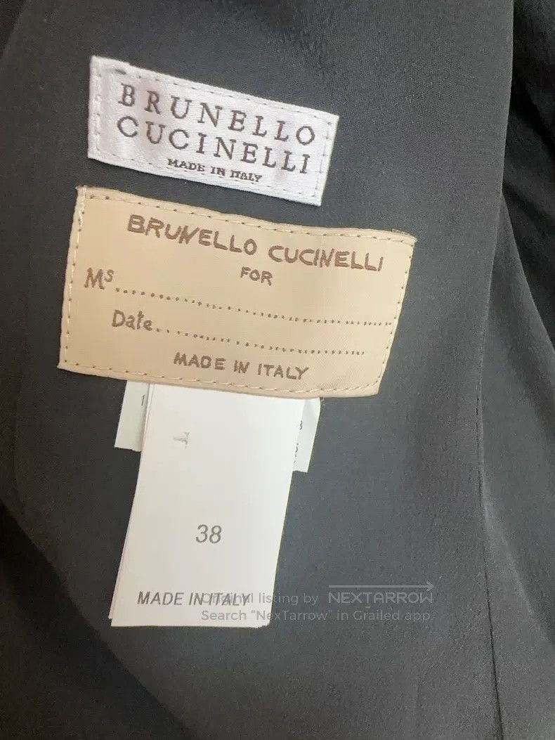 Brunello Cucinelli Brunello Cucinelli Superb Leather Jacket Size XS / US 0-2 / IT 36-38 - 7 Thumbnail