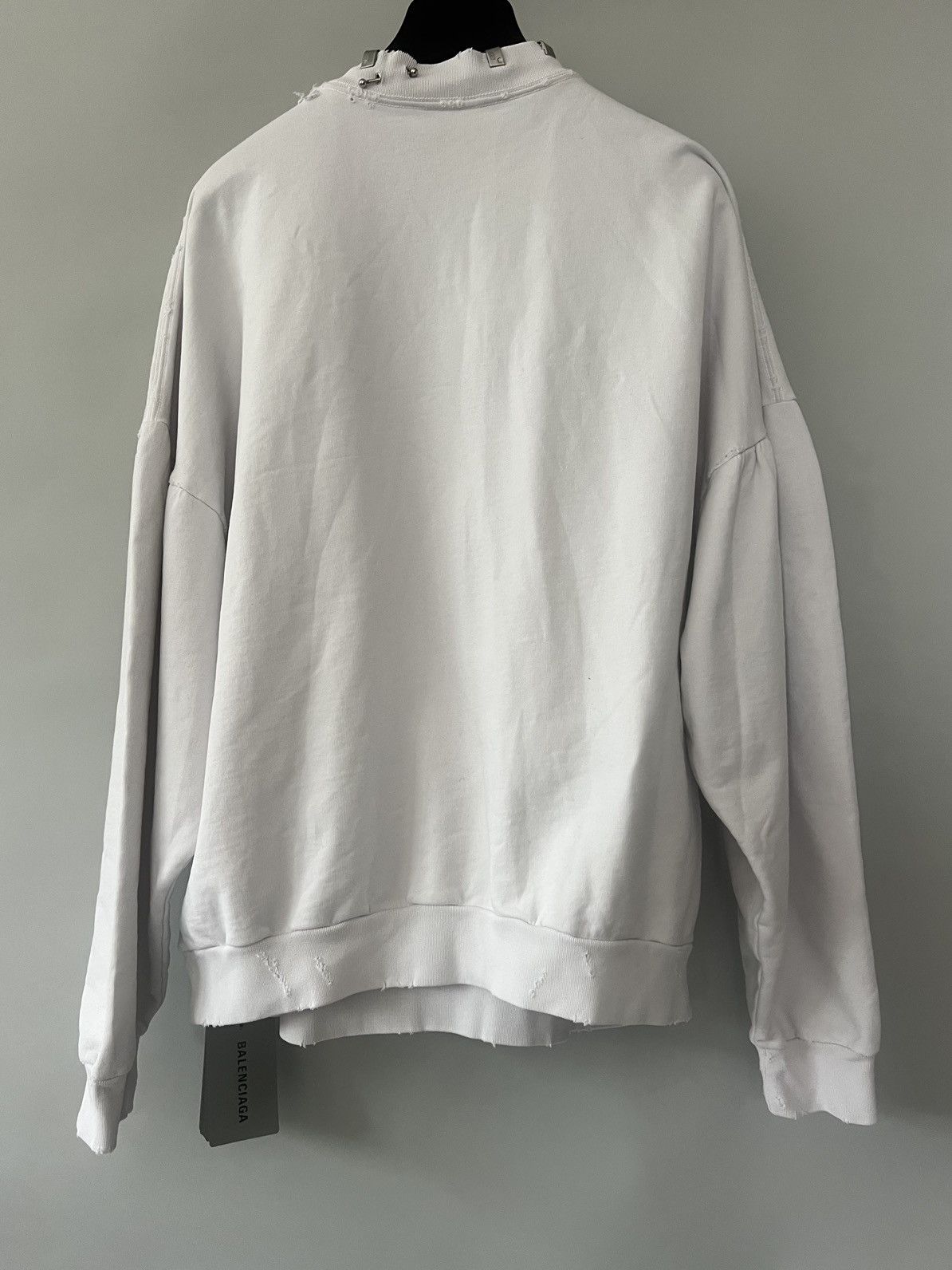 Balenciaga Balenciaga Pierced Sweatshirt Size US S / EU 44-46 / 1 - 2 Thumbnail