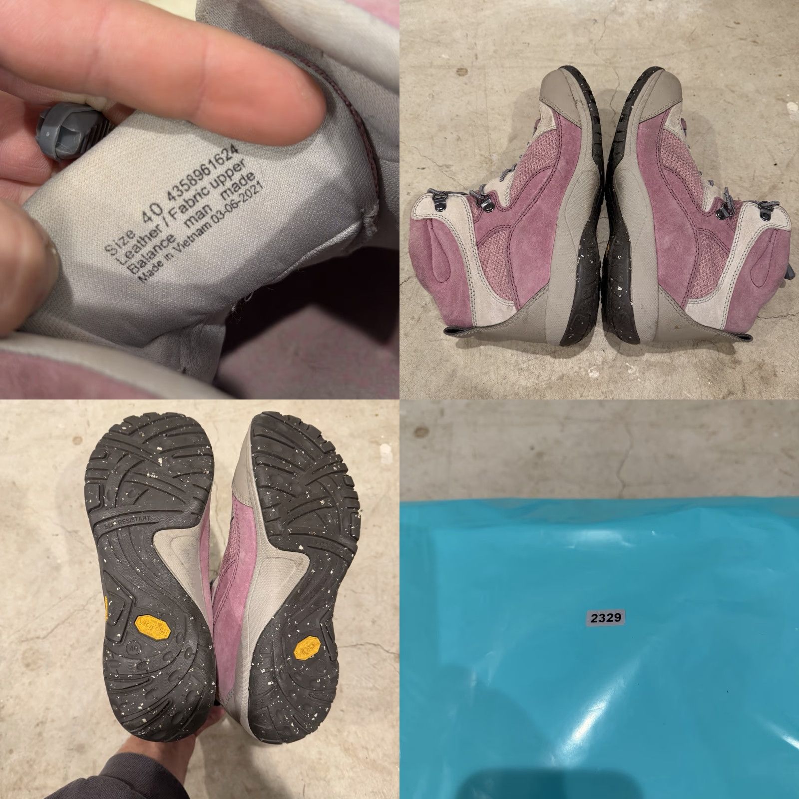 Dansko VINTAGE Dansko Hiking Boots Women Pink Mauve 9 US 40 EU Dansko 4358961624 Posy Leather Boots Size US 9 / IT 39 - 8 Thumbnail