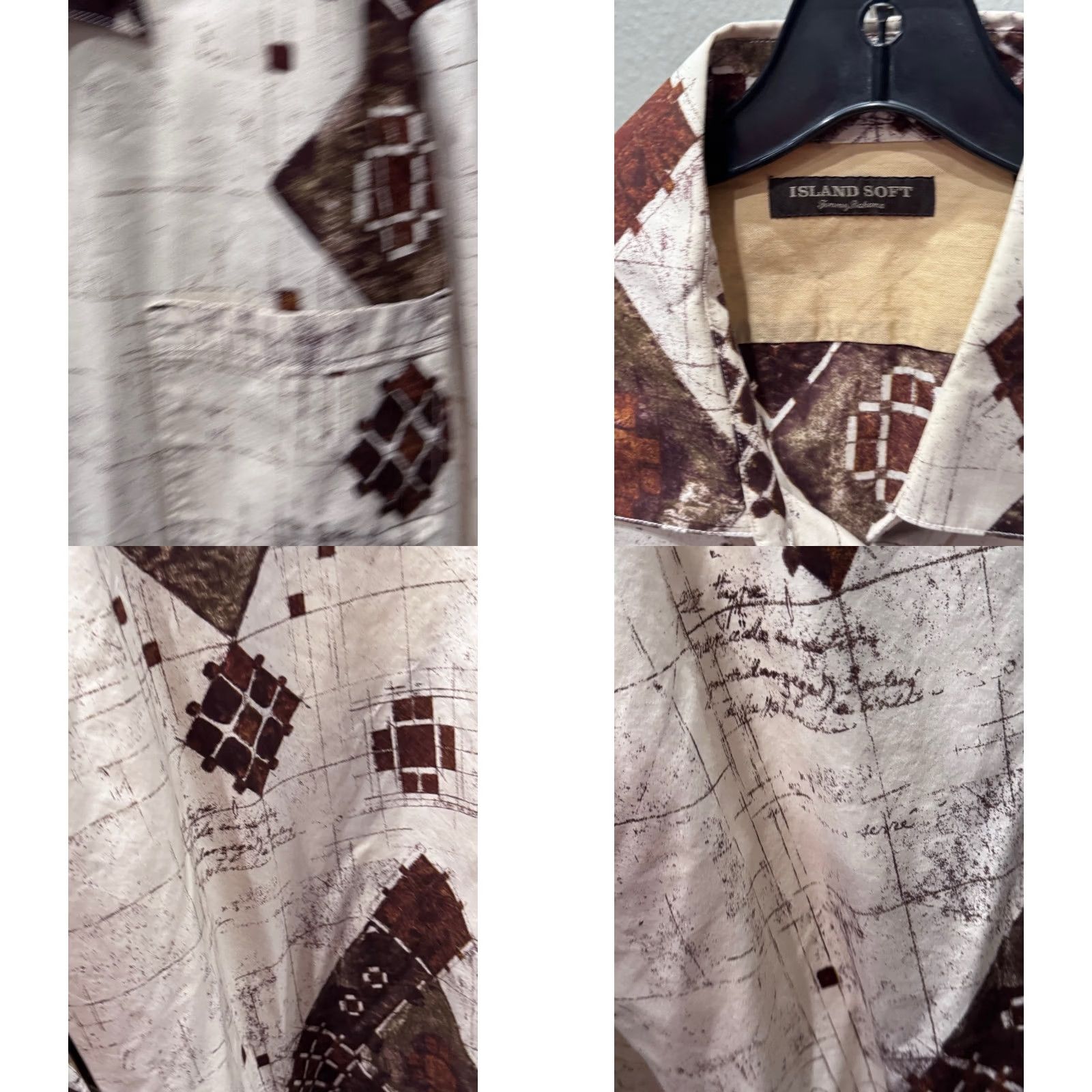 Tommy Bahama Tommy Bahama Shirt Men 2XL Long Sleeve Multicolor Retro Riding Silk Ctn 18 x 38/39 Size US XXL / EU 58 / 5 - 8 Thumbnail