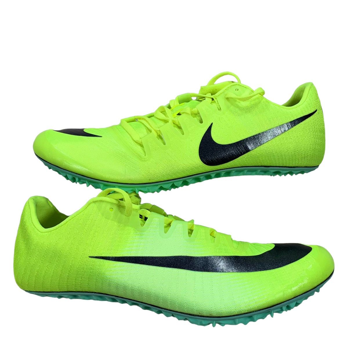 Nike Track Shoes (Spikeless) - Neon Yellow-Green and Black (Size 10) Neon Men's Running Spikes Nike Nike Zoom Ja Fly Volt  main image 4